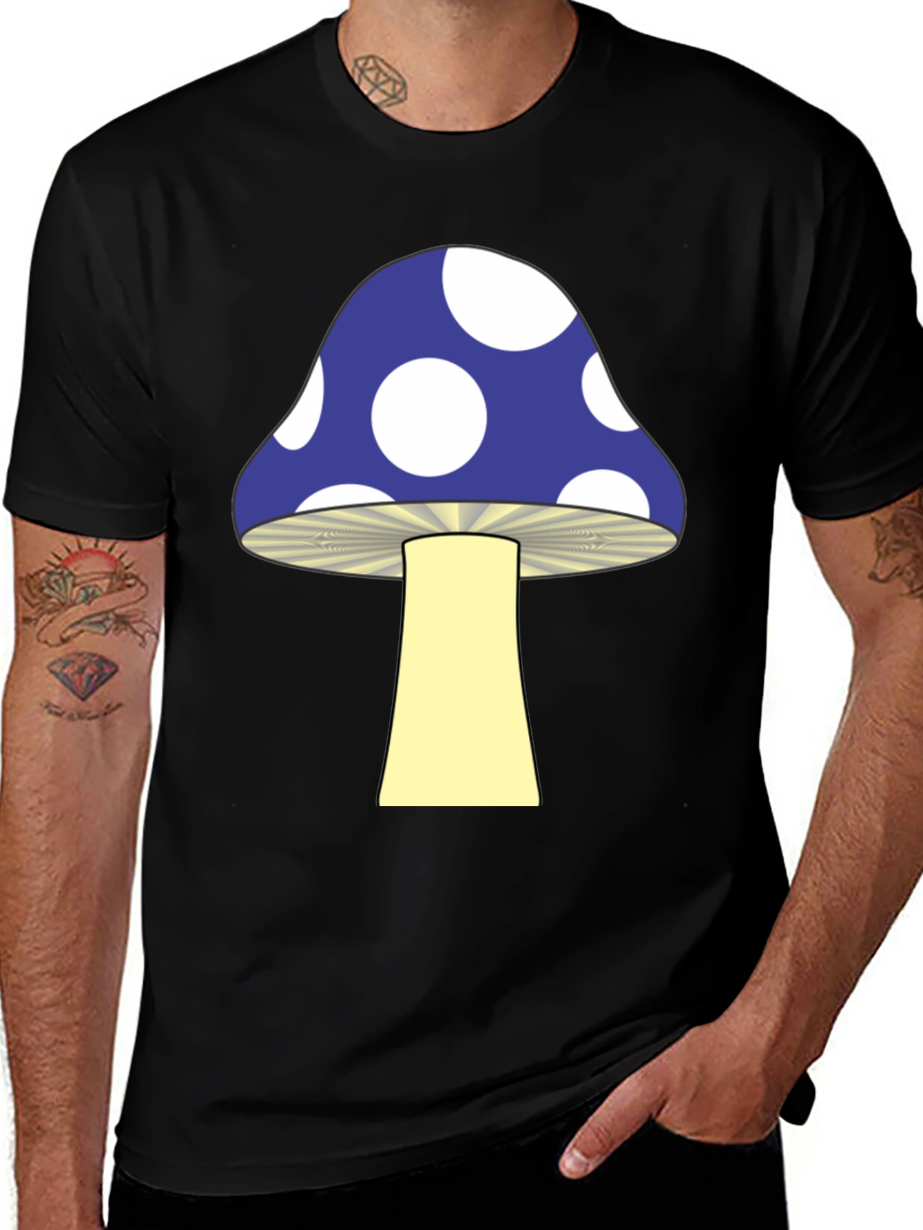 Variant 11 of Mushroom Graphic T-Shirt - Funky & Unique Design