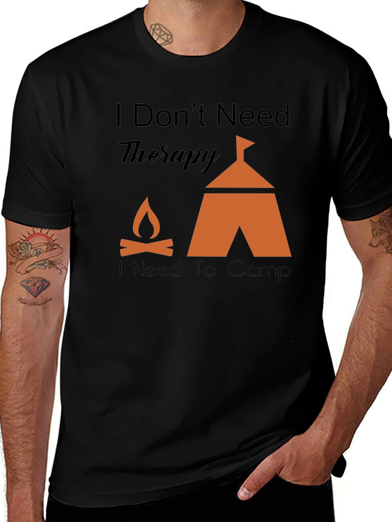 Variant 15 of Camping Therapy Graphic T-Shirt