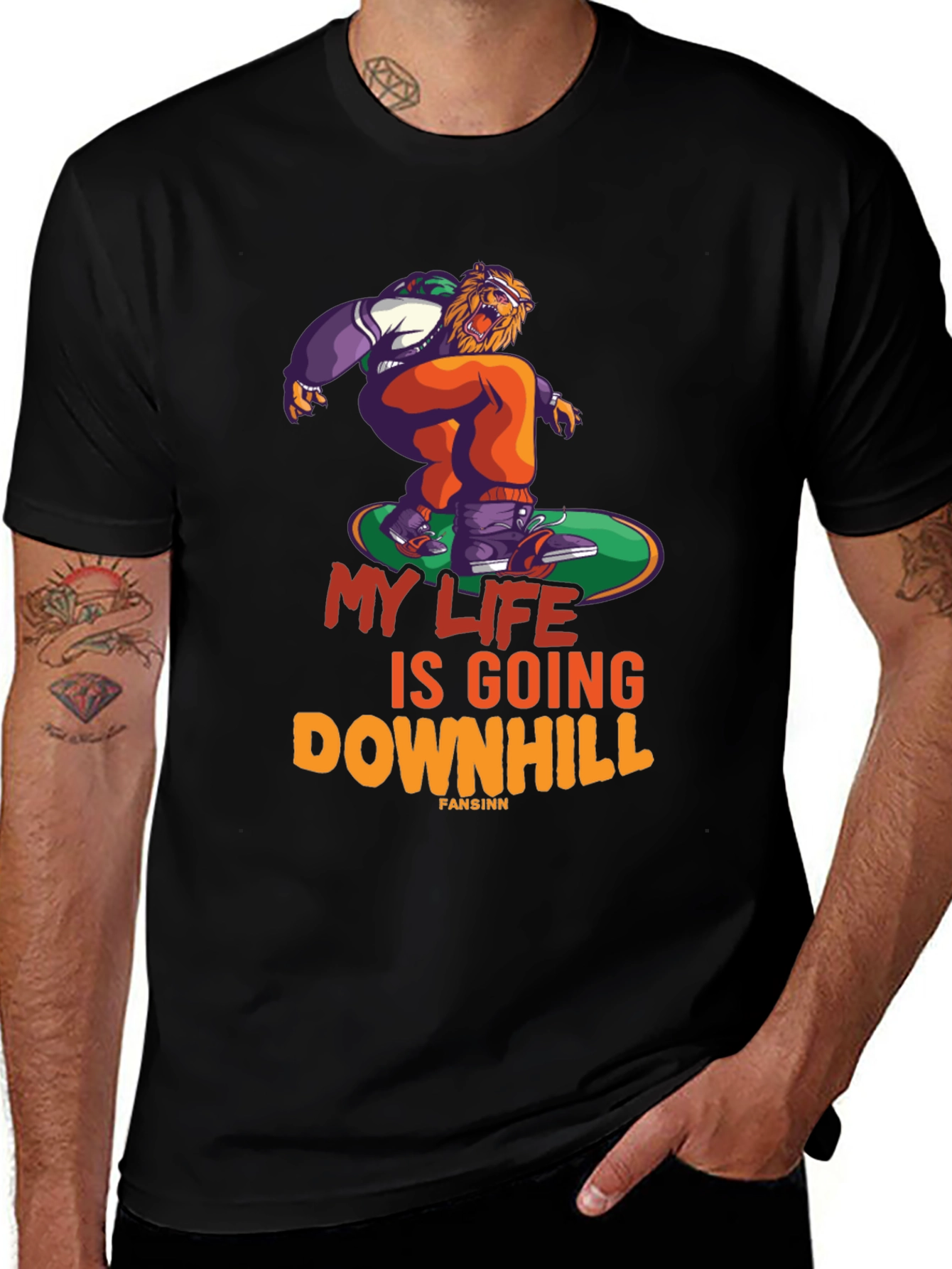 Variant 8 of My Life Is Going Downhill T-Shirt