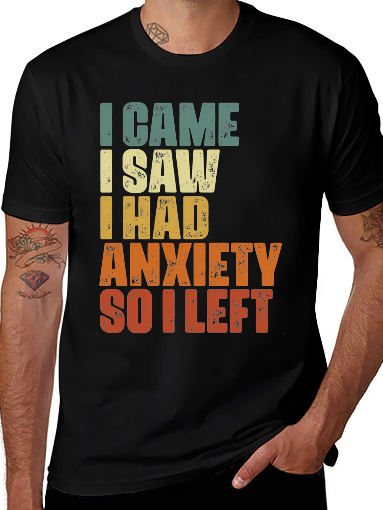 Variant 29 of I Came I Saw I Had Anxiety T-Shirt