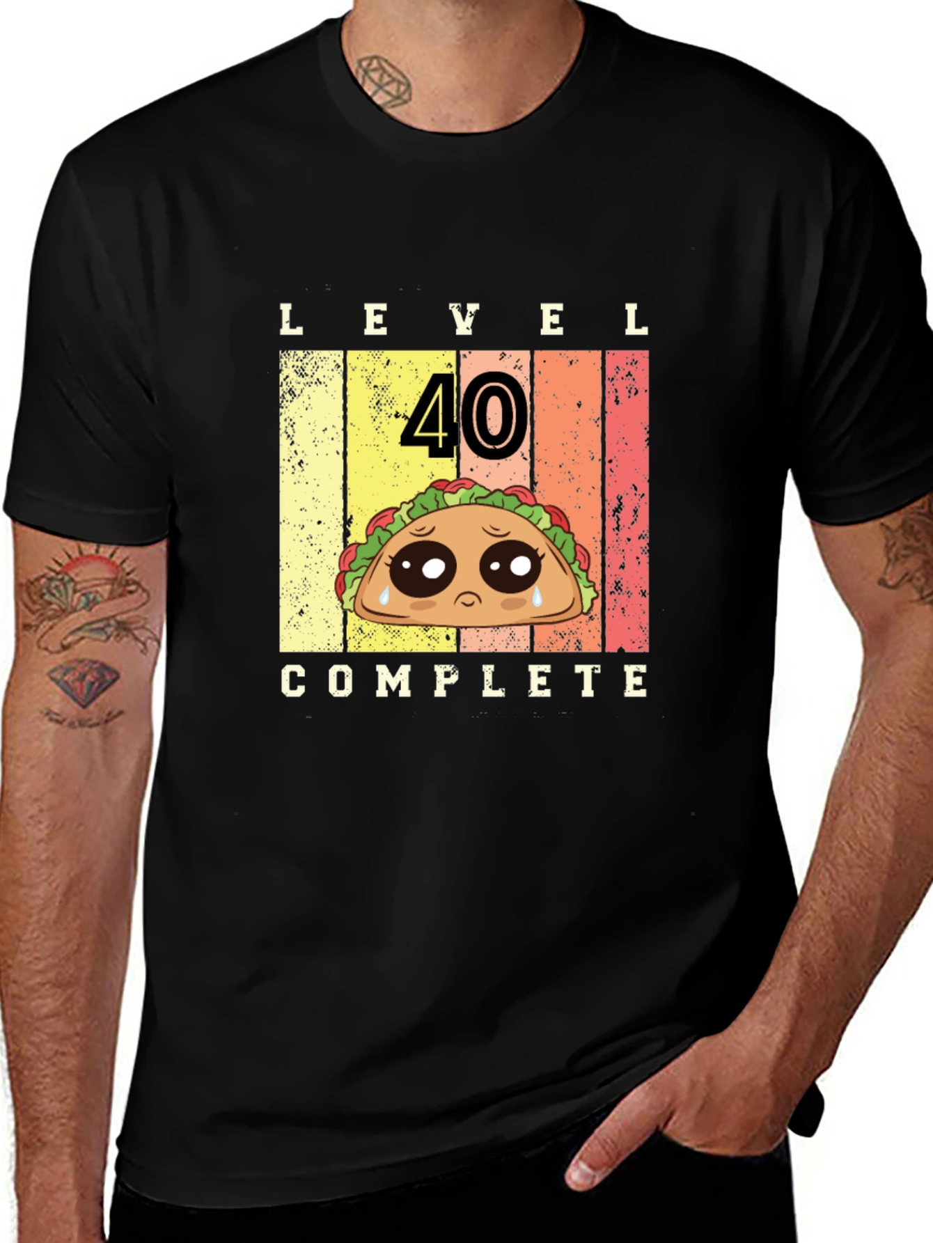 Variant 22 of Level 40 Complete Taco Graphic Tee