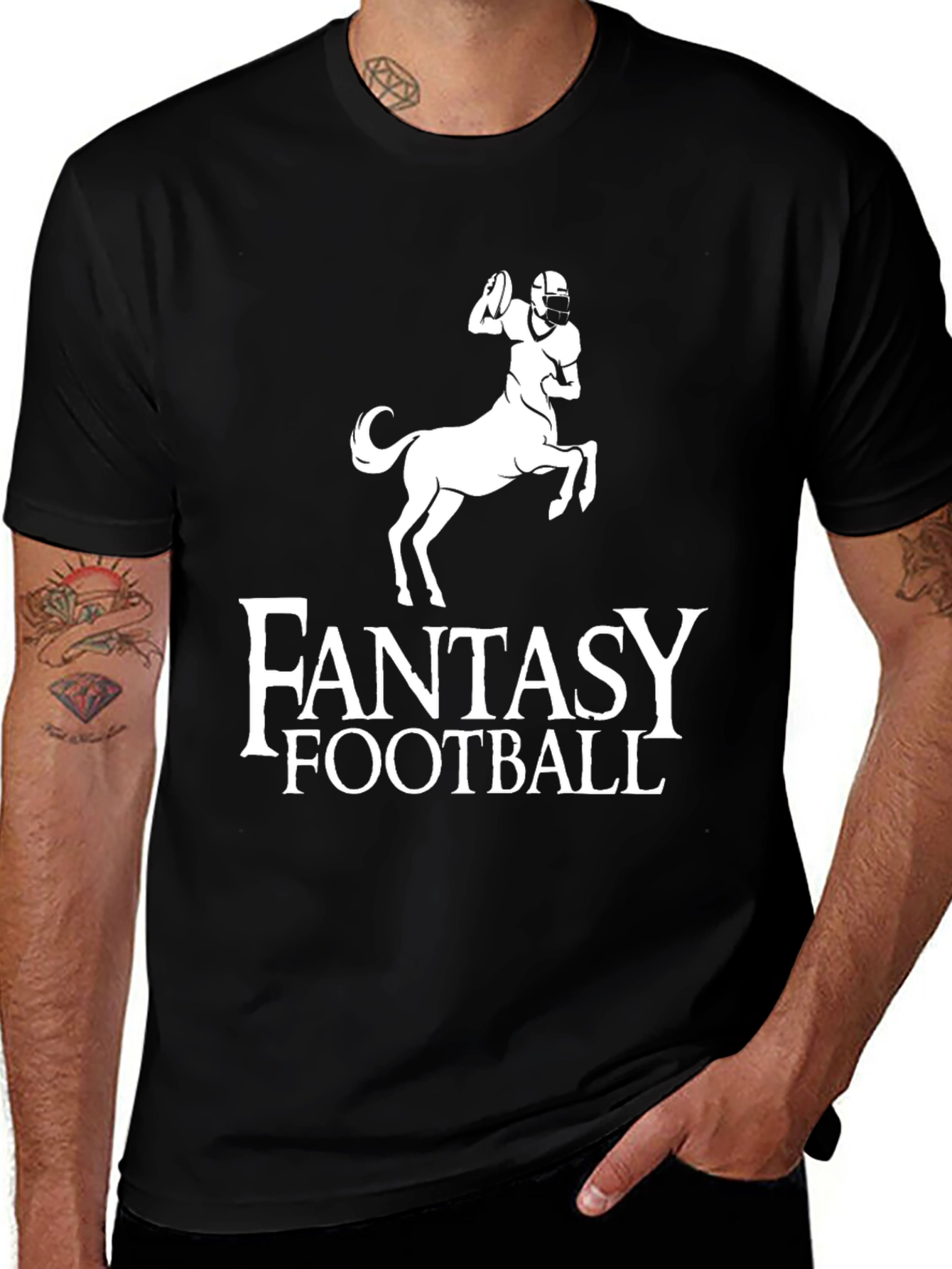 Variant 23 of Fantasy Football Centaur T-Shirt