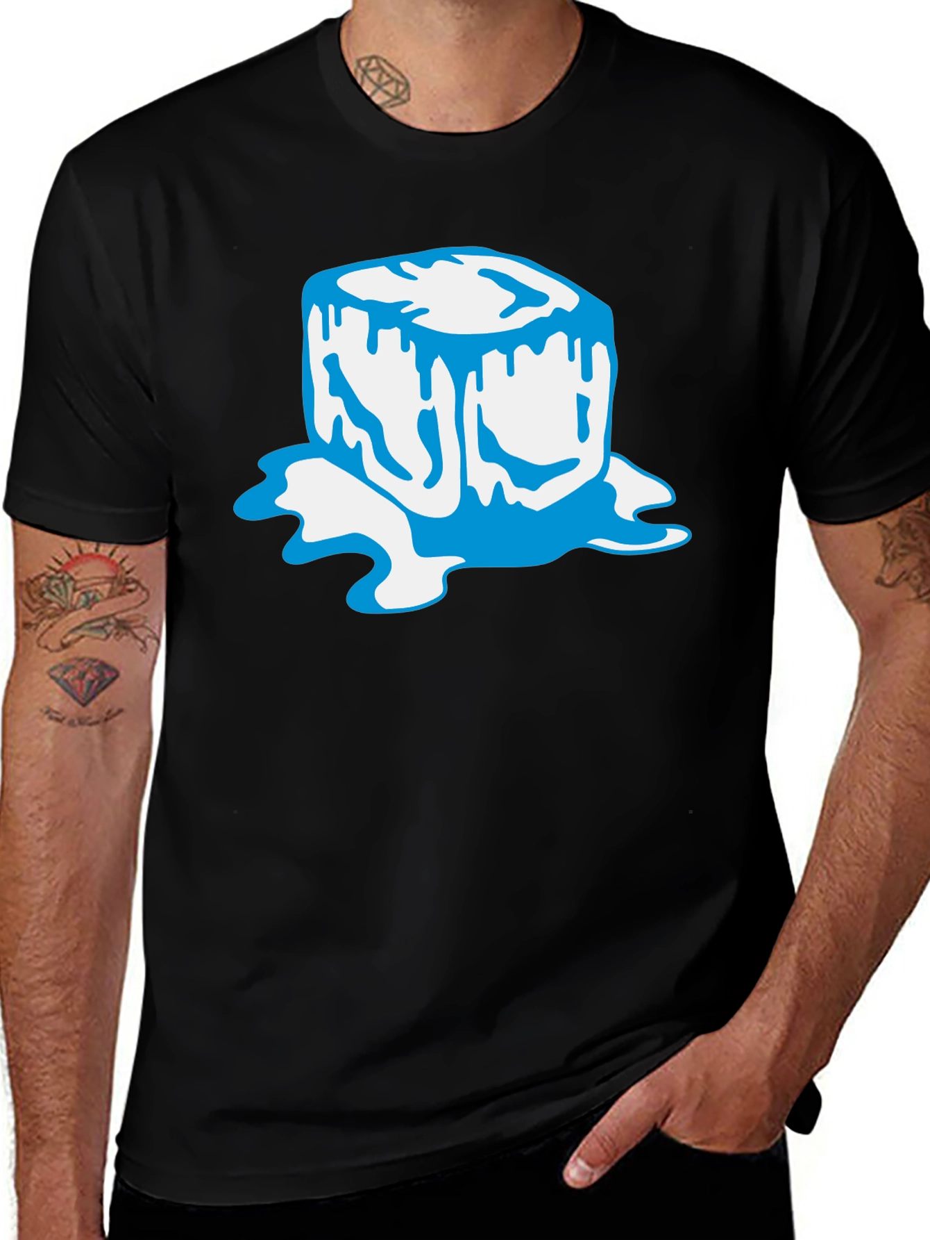 Cool Ice Cube Graphic Tee - Black T-Shirt