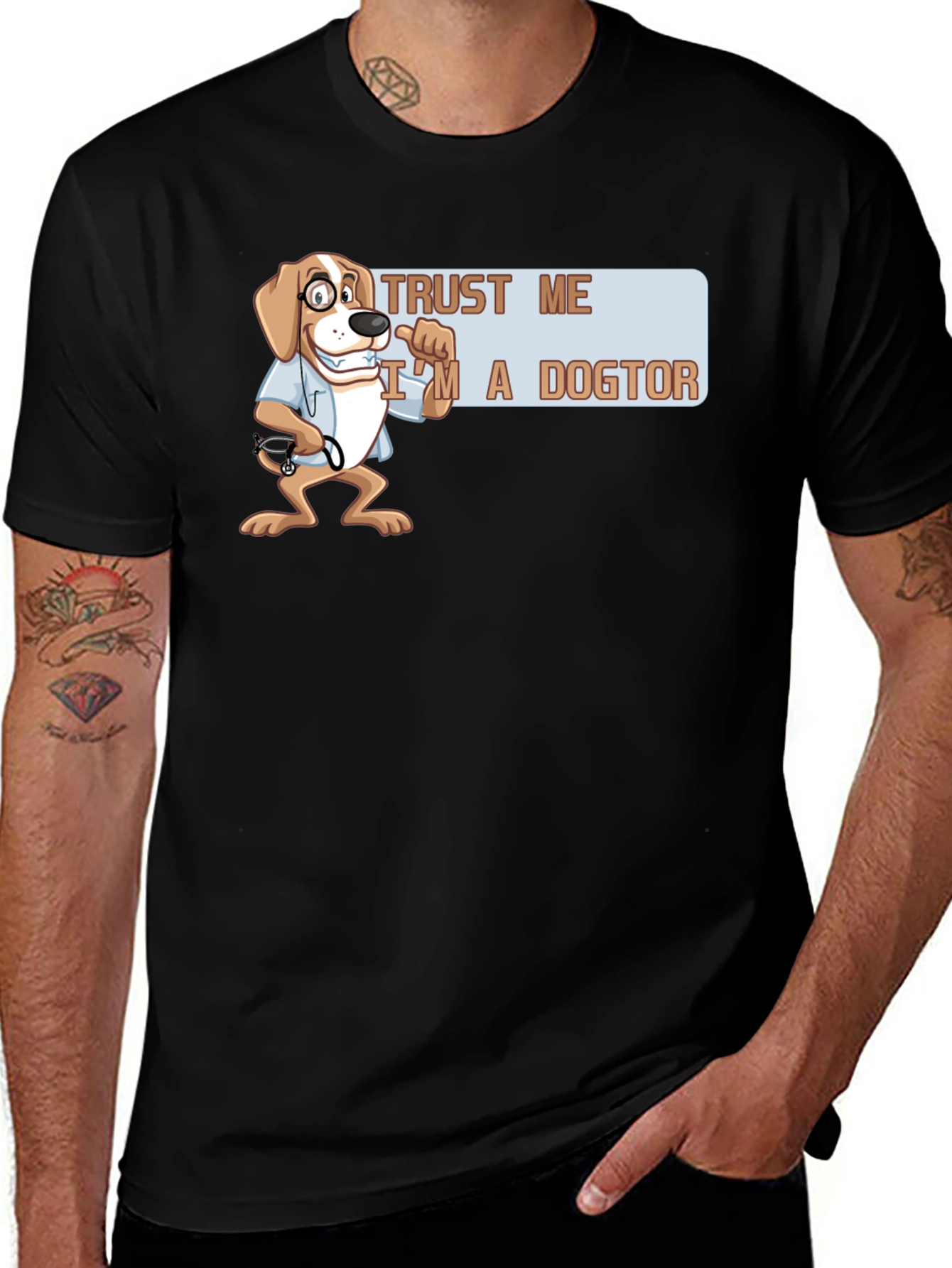 Variant 5 of Trust Me I'm A Dogtor T-Shirt