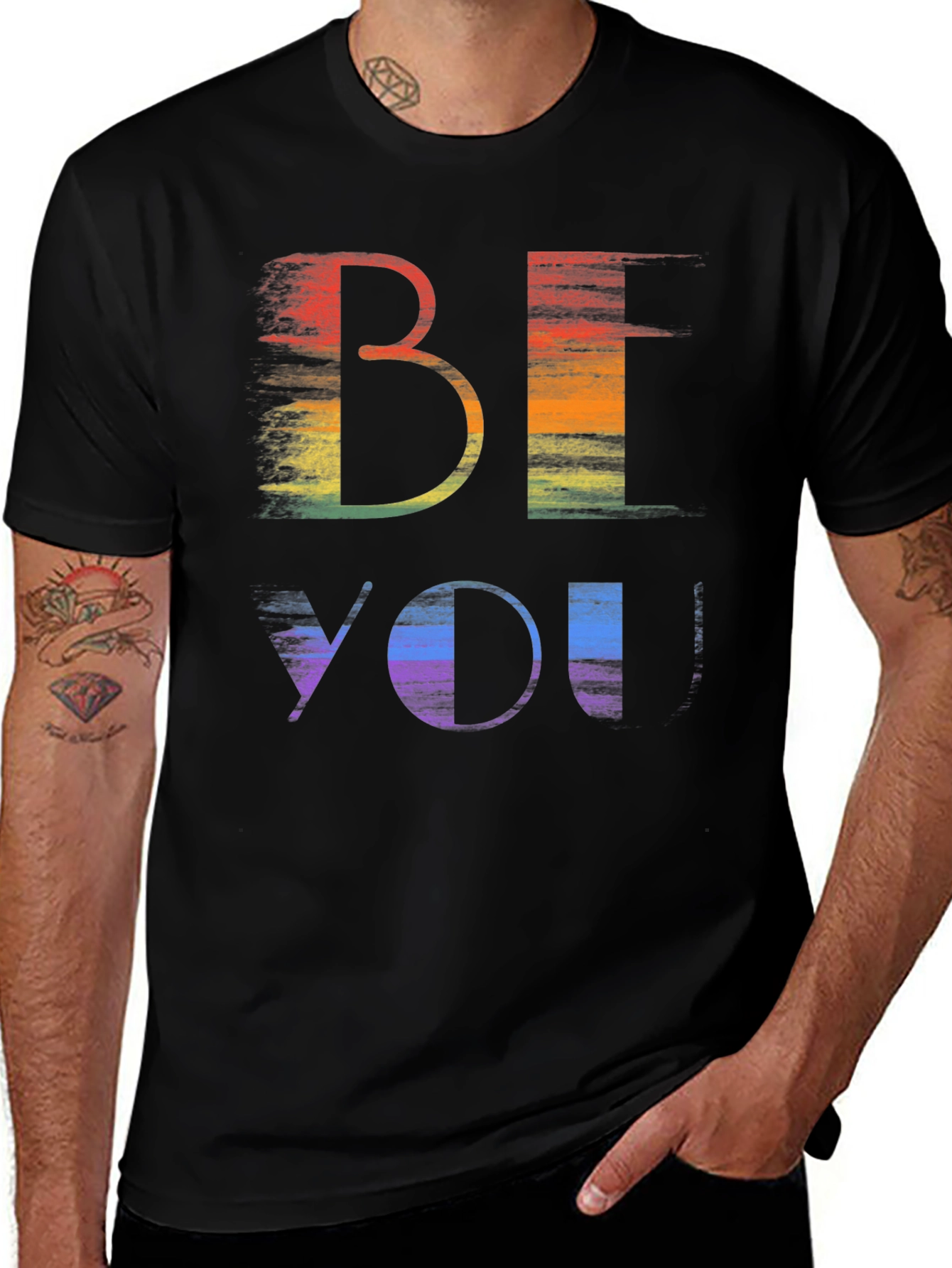 Variant 25 of Be You Pride T-Shirt - LGBTQ+ Rainbow Tee