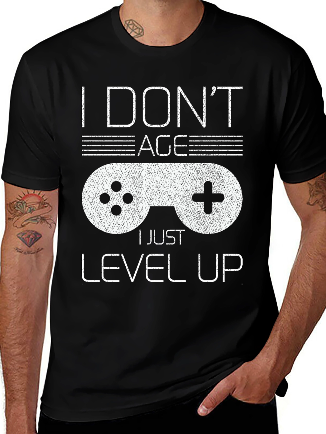 Variant 9 of I Don't Age I Just Level Up Gamer T-Shirt