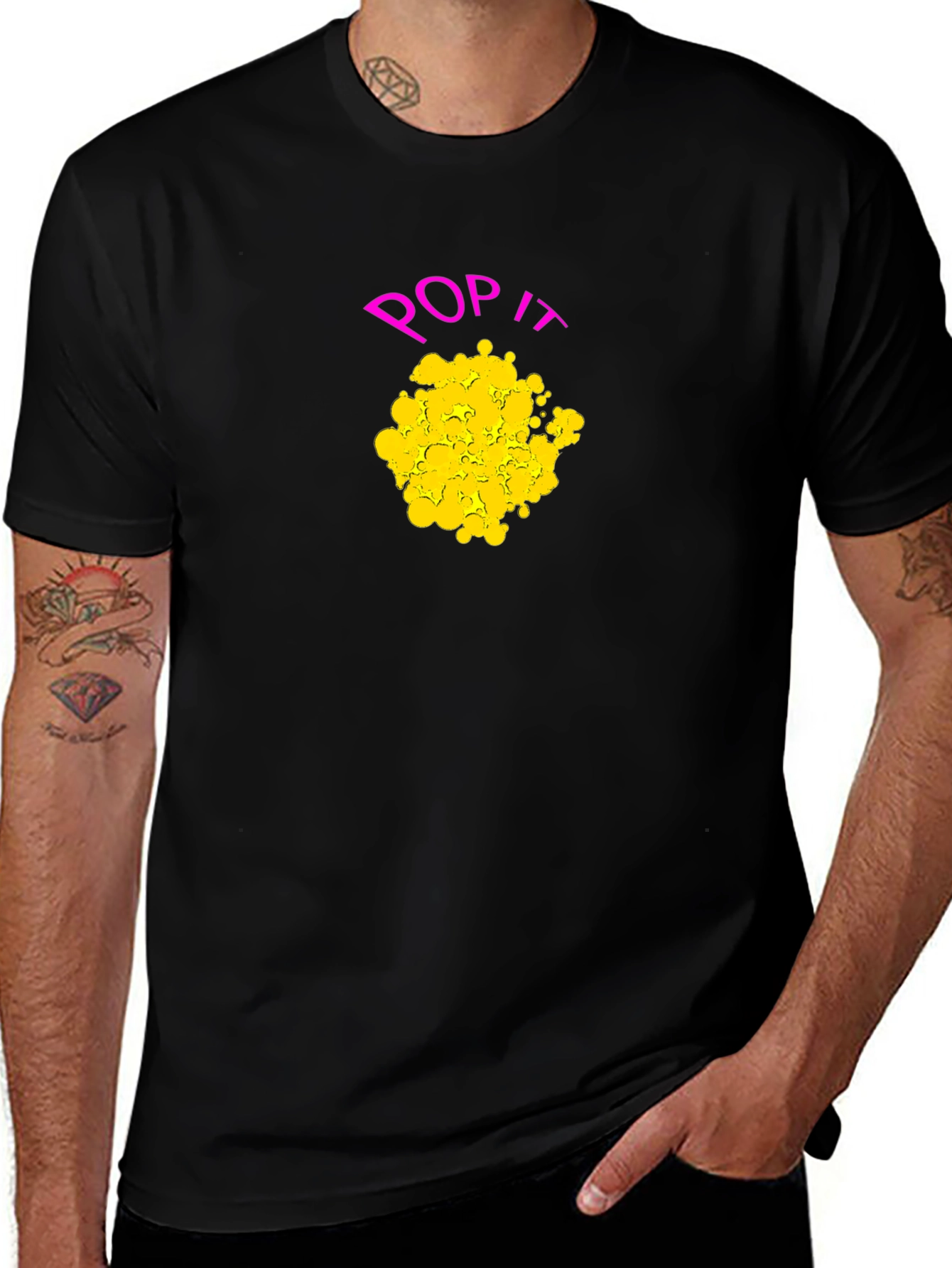 Variant 24 of Pop It Graphic Tee - Fun Novelty T-Shirt
