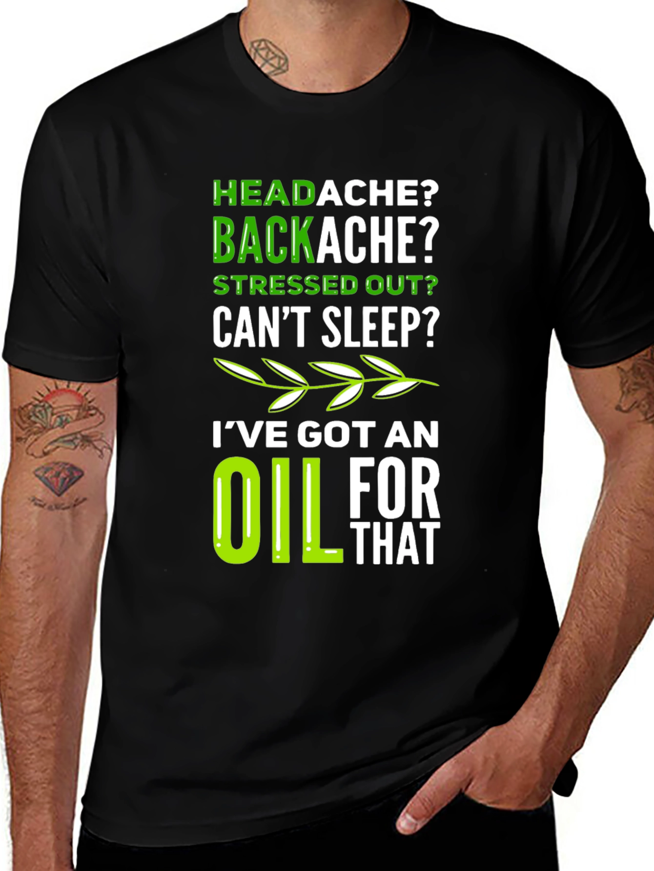 Variant 14 of Headache? I Have an Oil for That T-Shirt