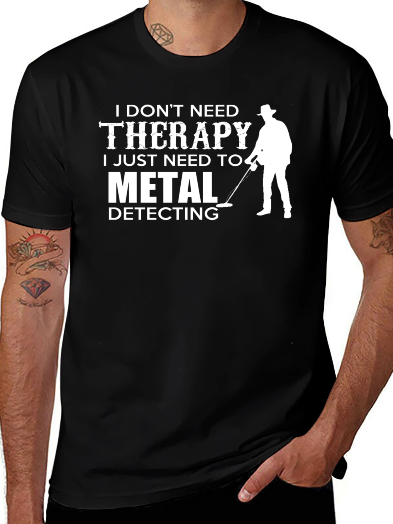 Variant 19 of Metal Detecting Therapy T-Shirt