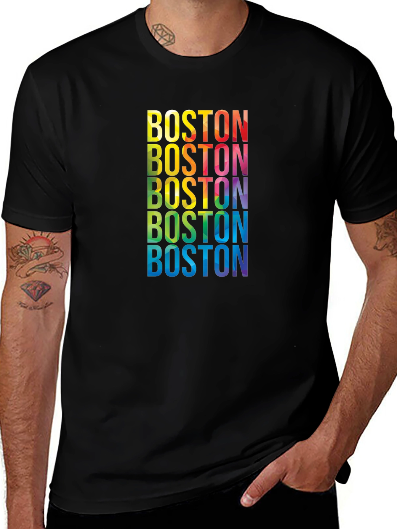 Rainbow Boston T-Shirt - Pride Edition