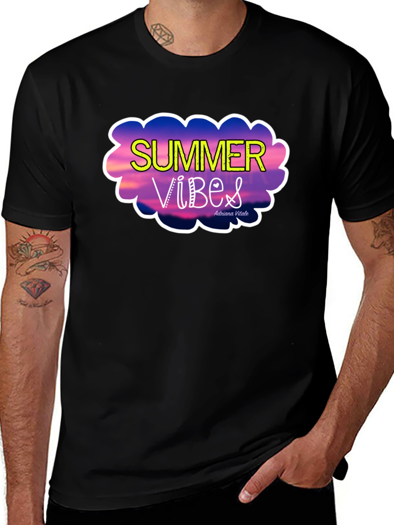Variant 17 of Summer Vibes Graphic Tee - Trendy Vacation Style