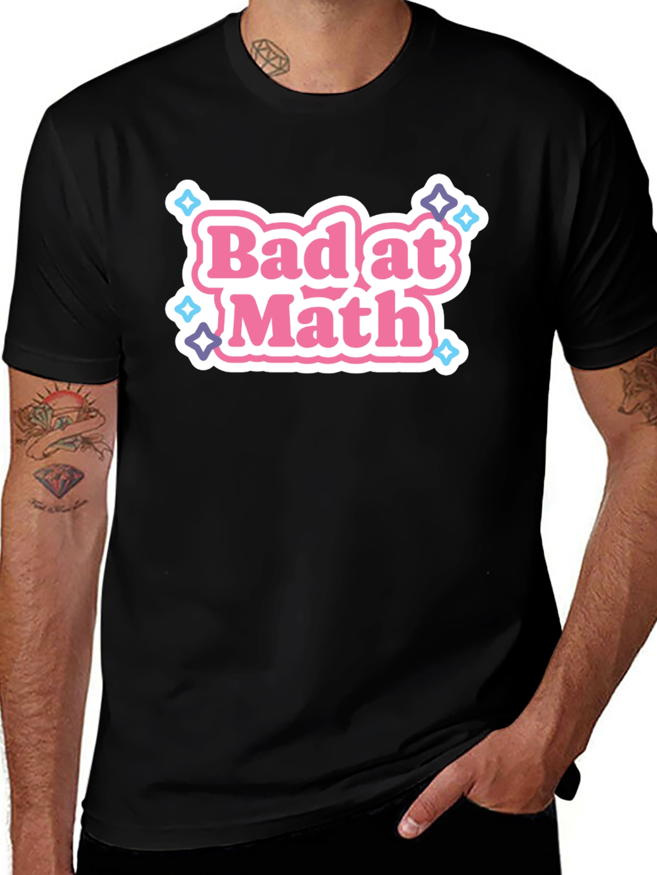 Variant 18 of Bad at Math Graphic T-Shirt - Fun & Stylish