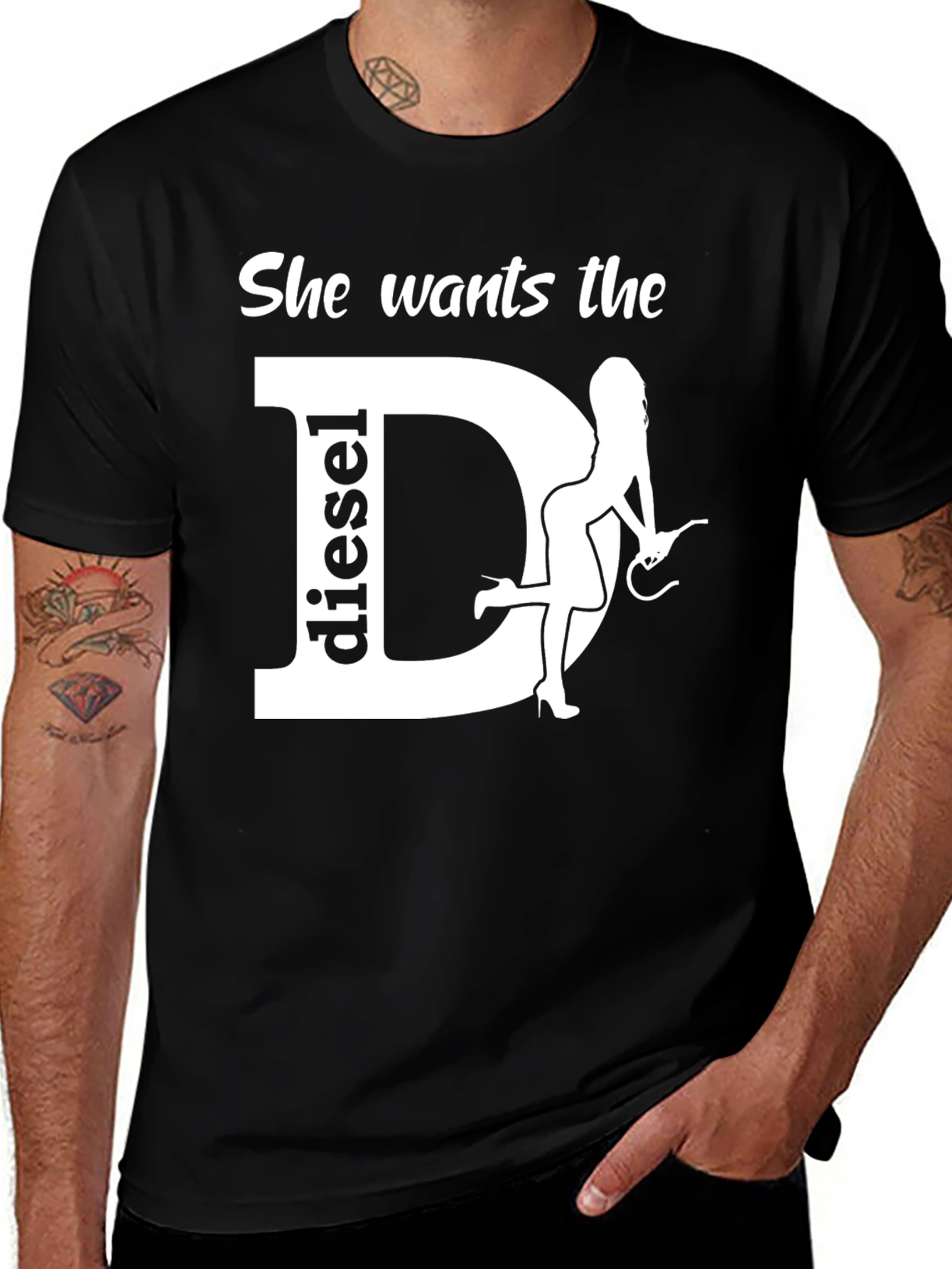 Variant 9 of She Wants the Diesel T-Shirt