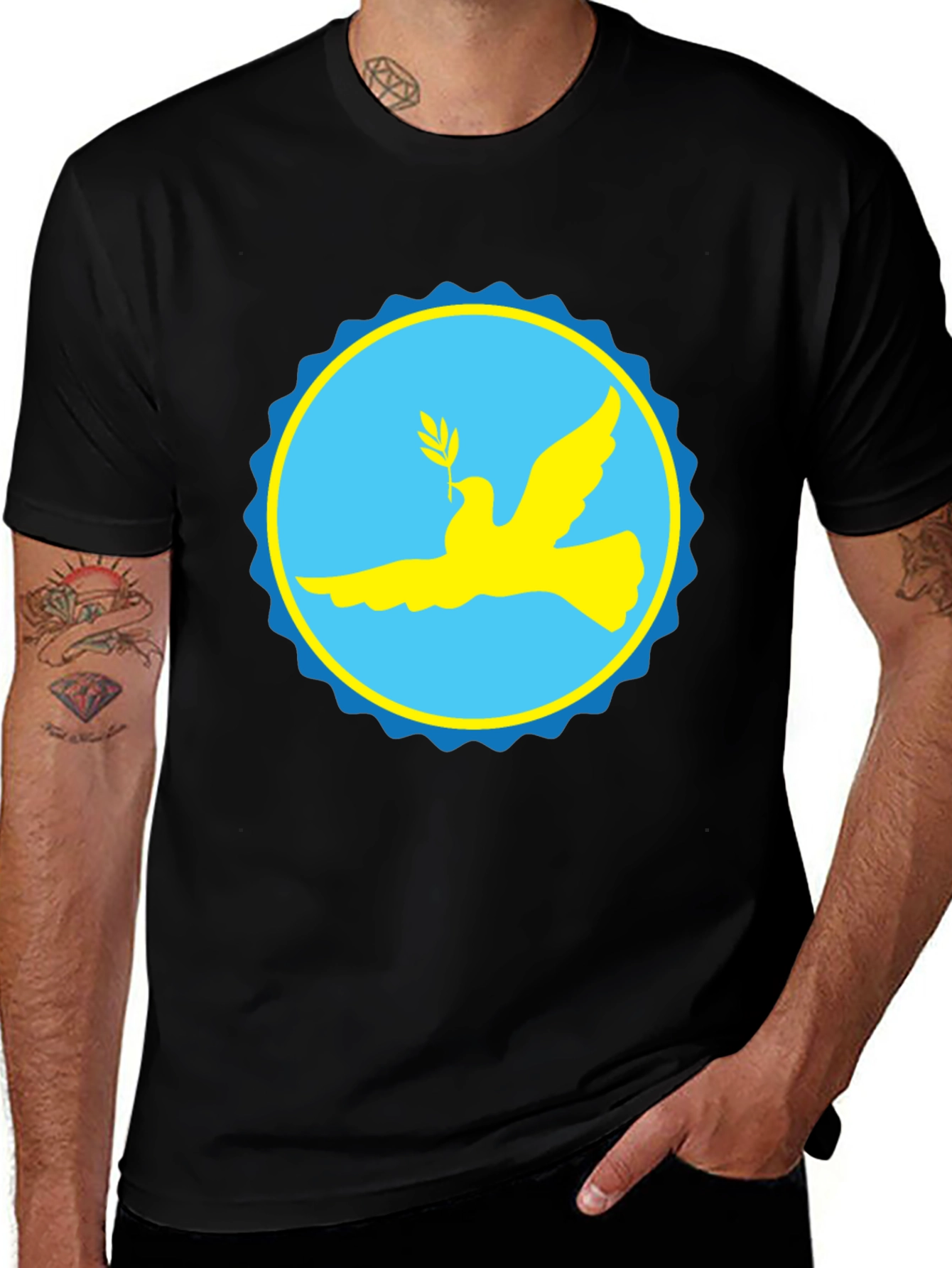 Variant 3 of Peace Dove Graphic T-Shirt