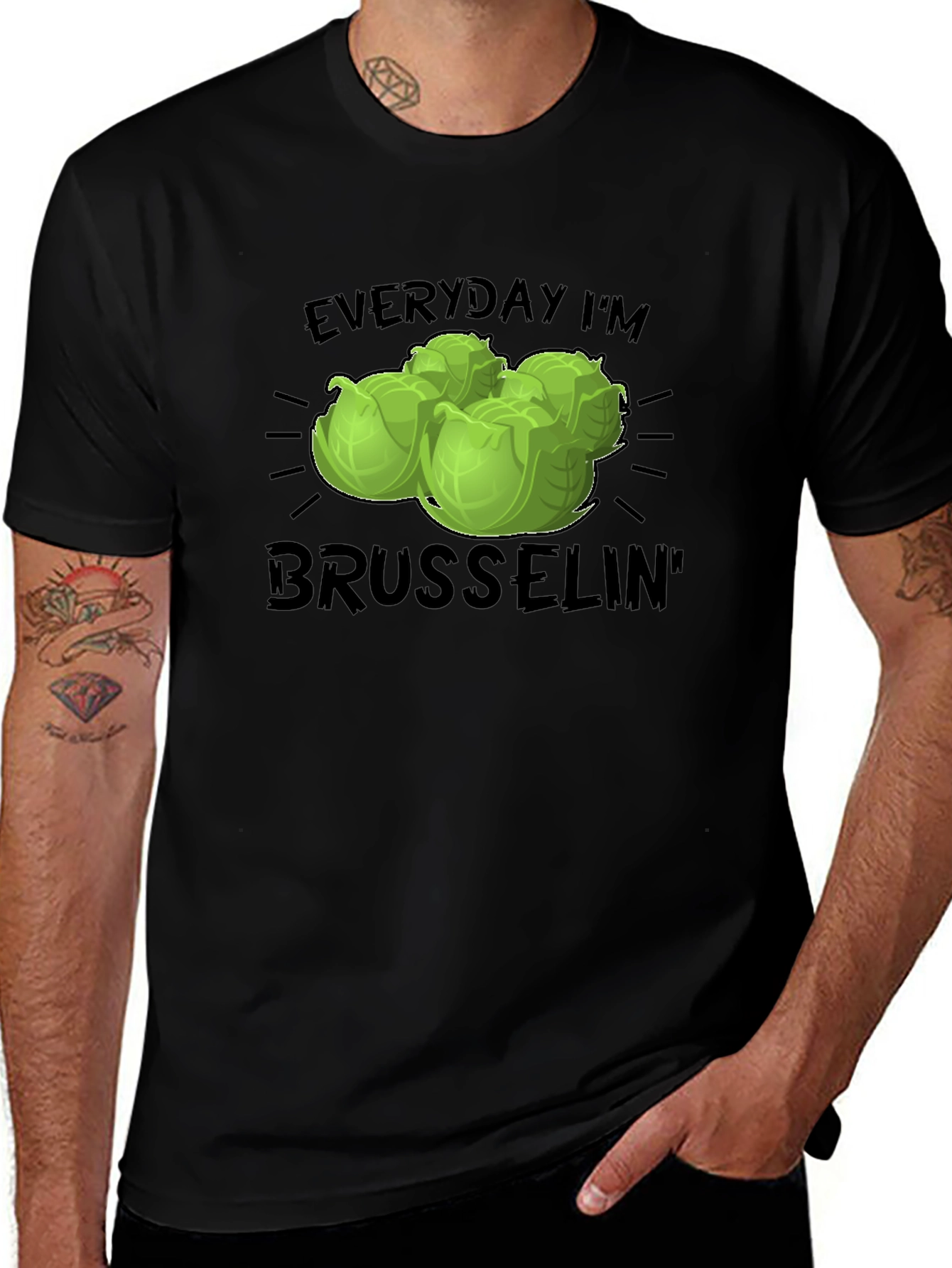 Variant 22 of Everyday I'm Brussels Sprouts T-Shirt