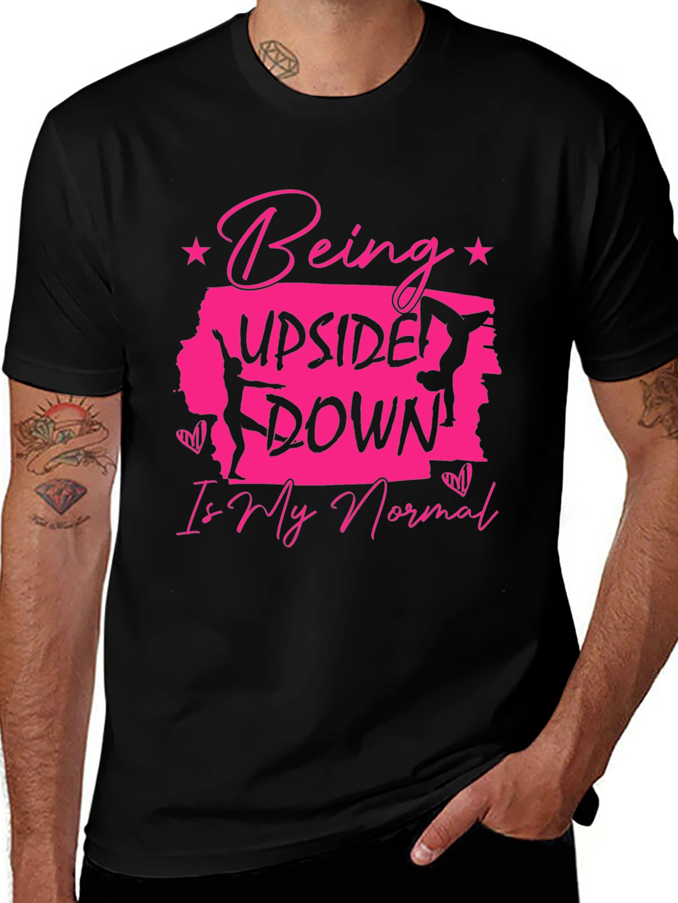 Variant 27 of Upside Down Gymnast T-Shirt