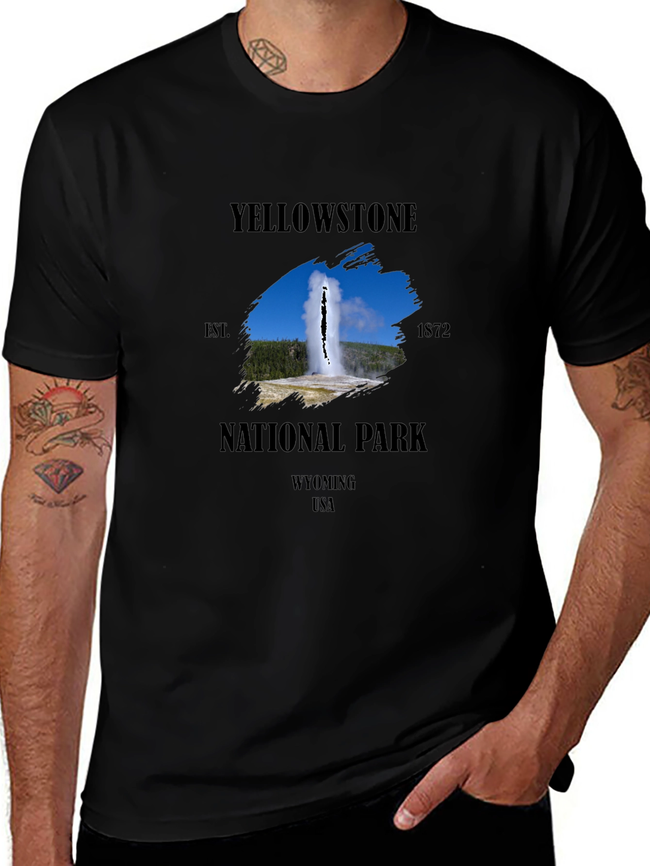 Yellowstone National Park Graphic T-Shirt