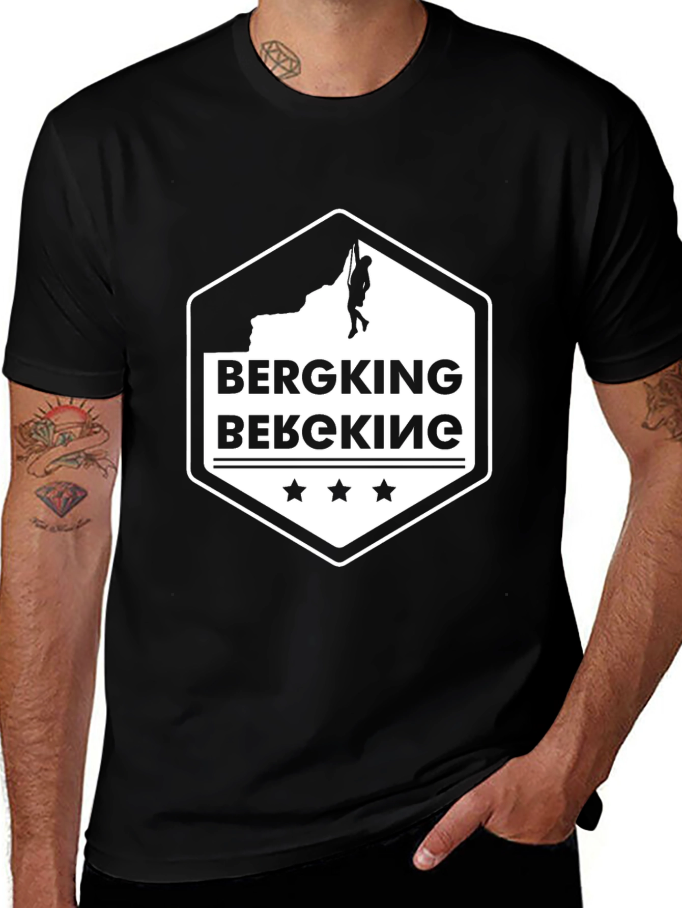 Variant 19 of Bergking Climbing T-Shirt: Conquer Any Challenge!