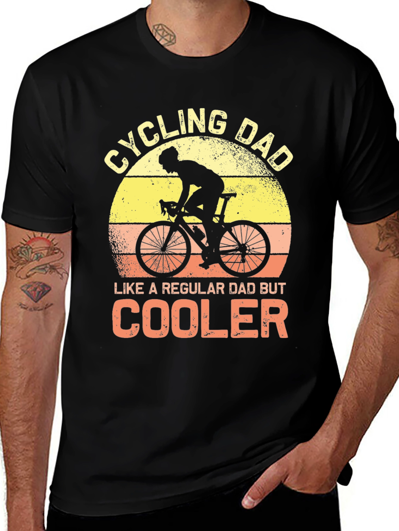 Variant 28 of Cycling Dad T-Shirt - Cool Father's Day Gift