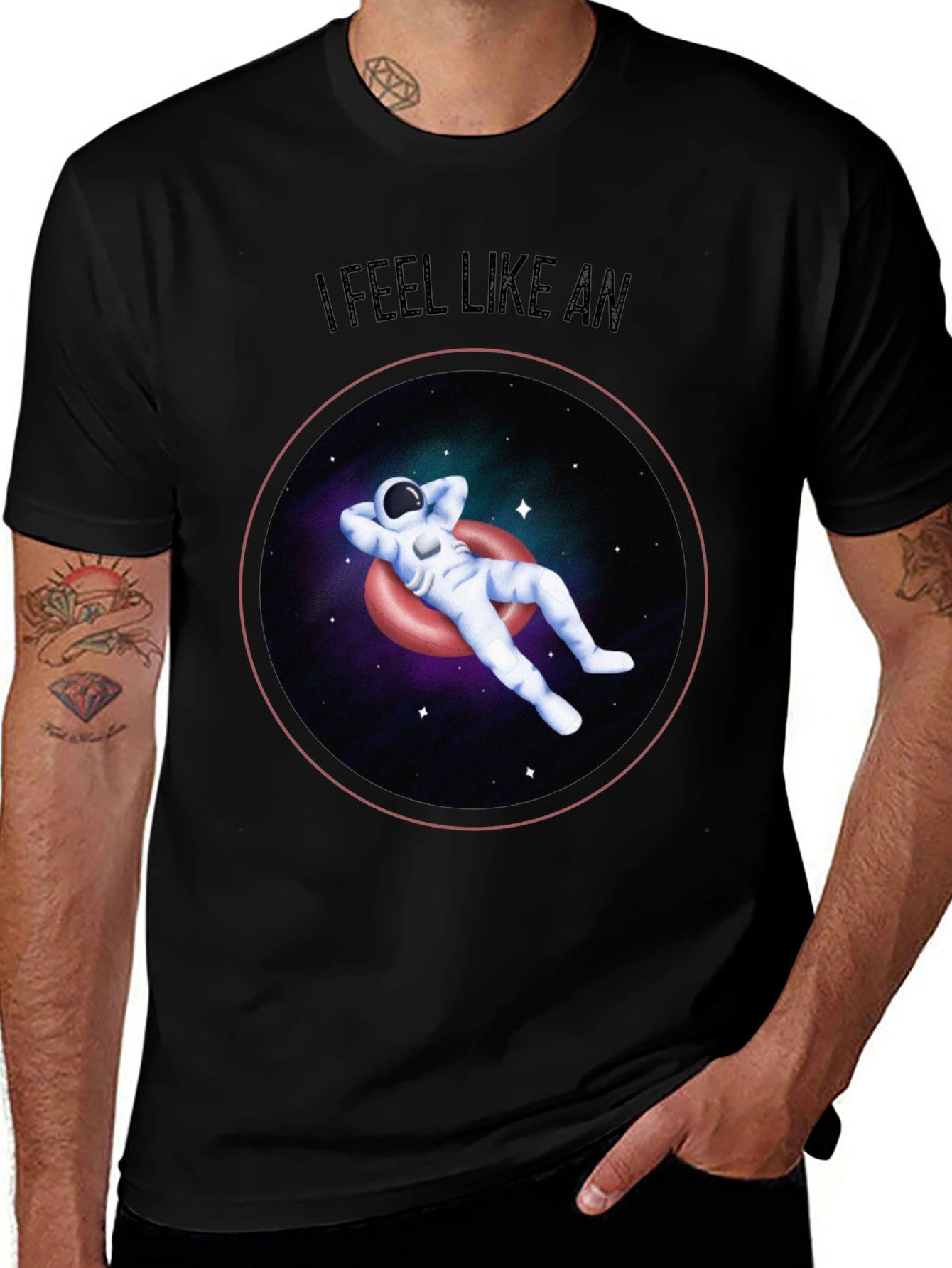Variant 10 of Astronaut in Space T-Shirt