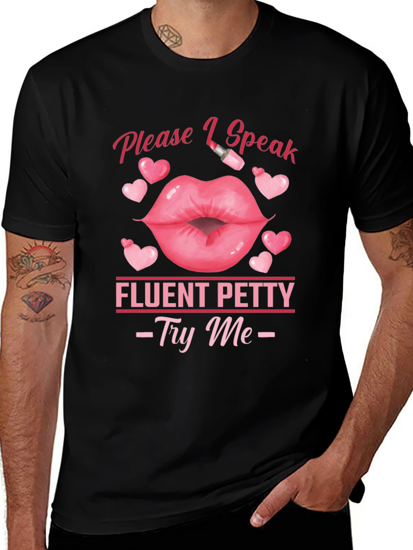 Variant 27 of Fluent Petty T-Shirt: Speak Your Mind!