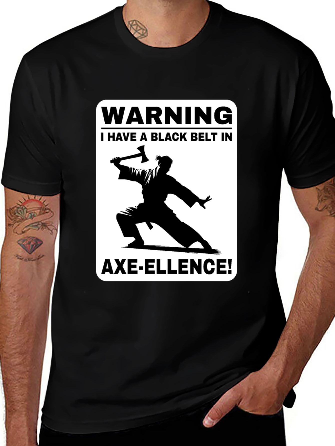 Variant 9 of Axe-Ellence Black Belt Graphic Tee