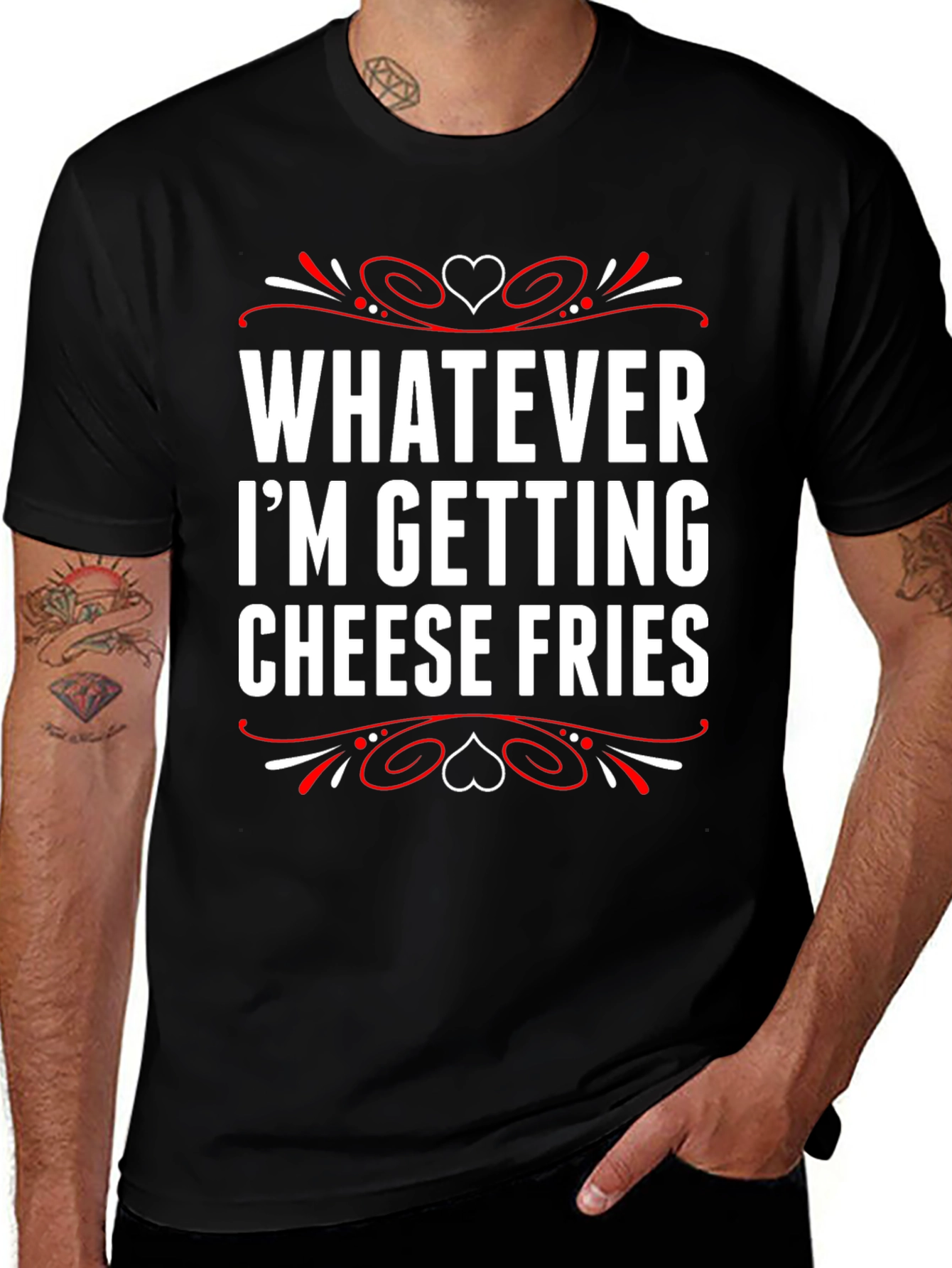 Variant 7 of Cheese Fries T-Shirt - Funny Foodie Tee