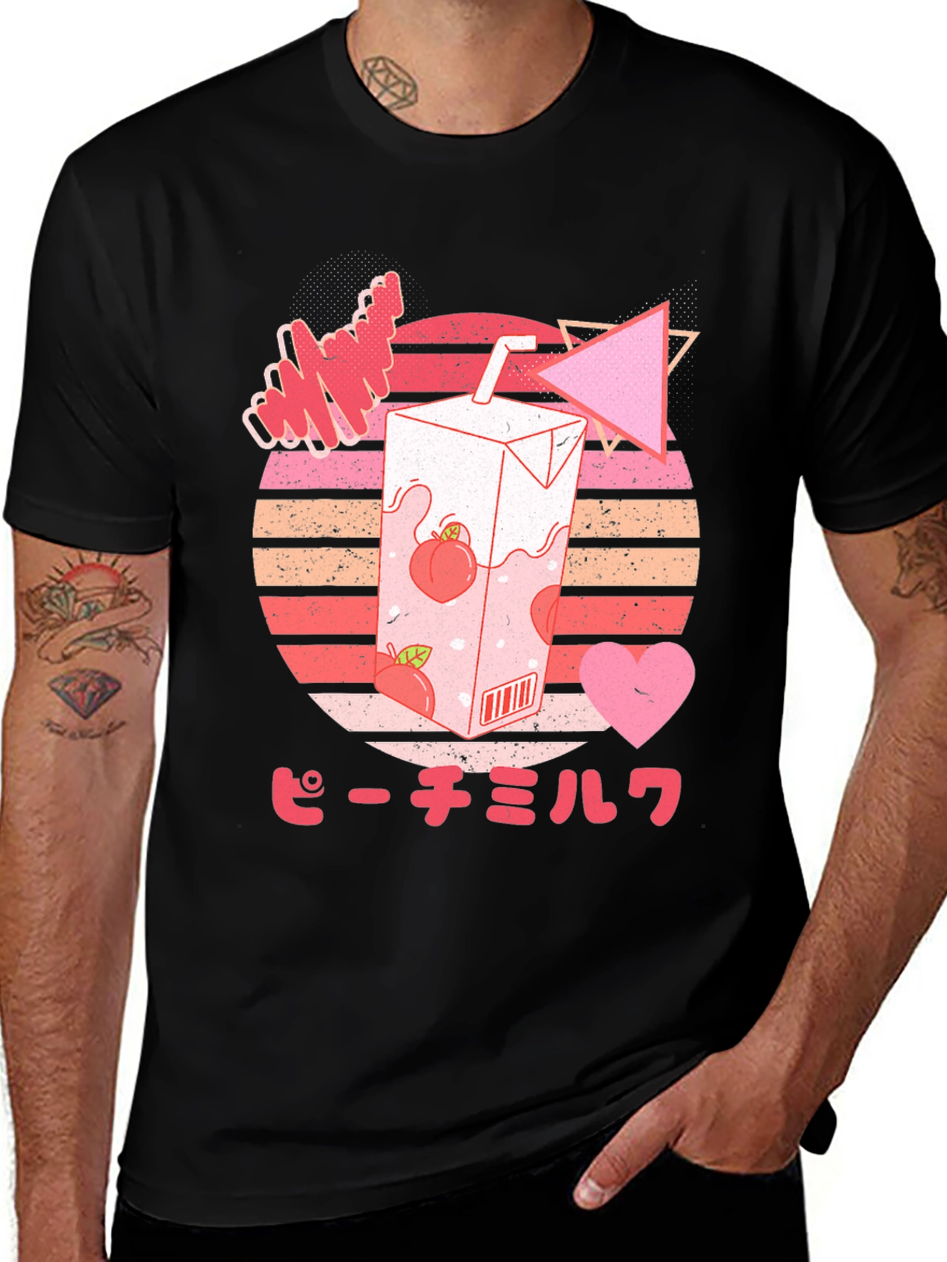 Variant 26 of Peach Milk Japanese Anime T-Shirt