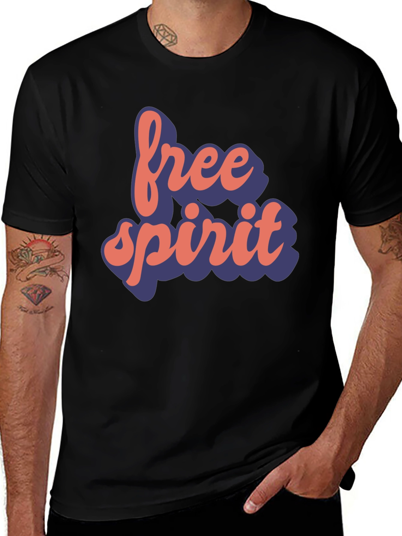 Variant 13 of Free Spirit Graphic T-Shirt - Soft Cotton Tee