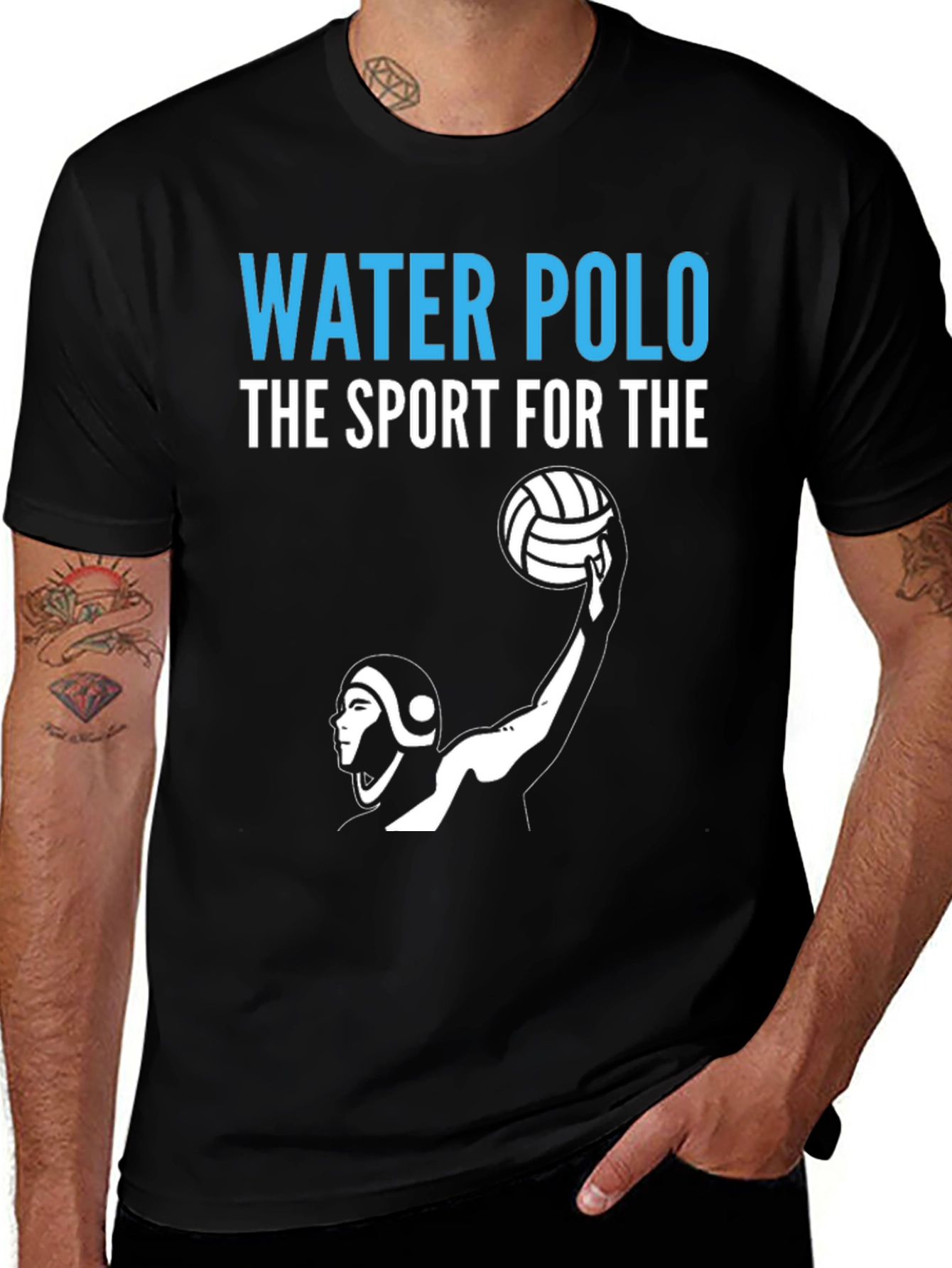 Black Water Polo T-Shirt - The Sport For The main image