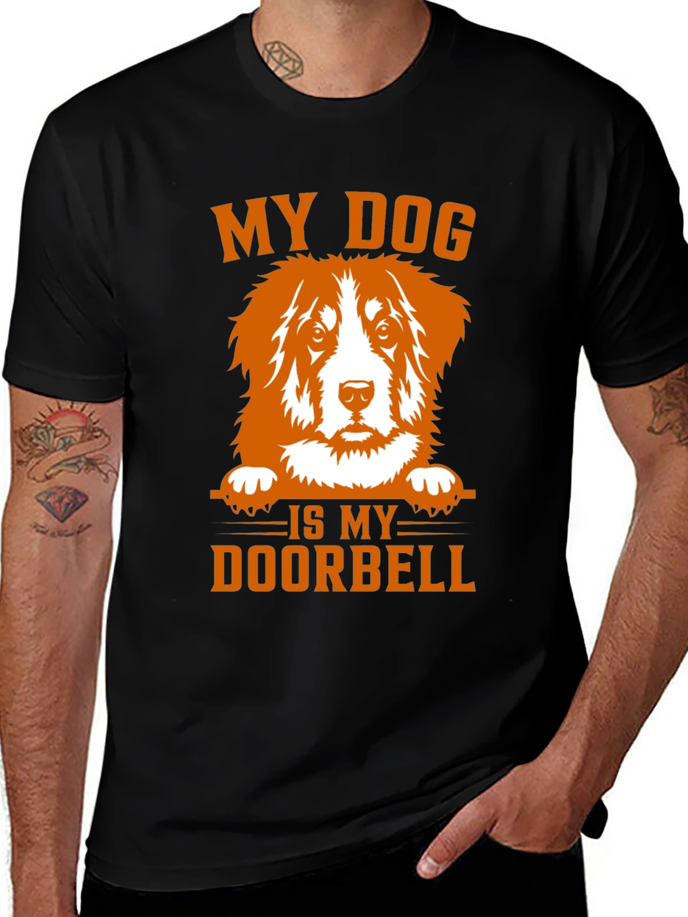 Variant 22 of My Dog is My Doorbell T-Shirt - Funny Pet Lover Tee