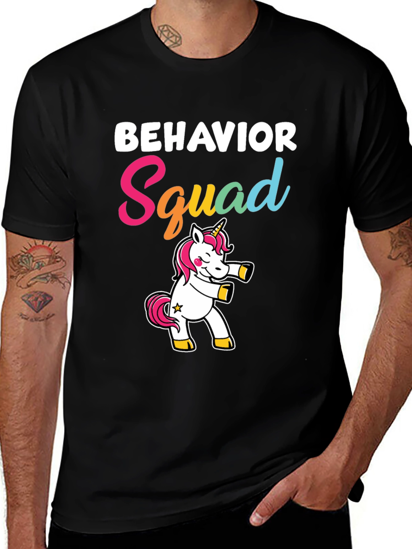 Variant 14 of Behavior Squad Unicorn Graphic T-Shirt