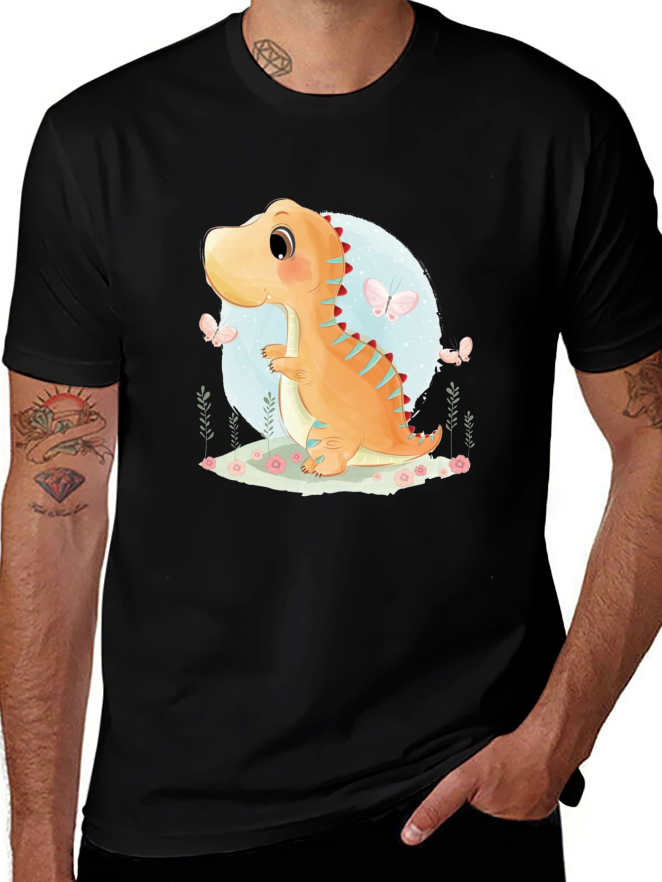 Variant 21 of Cute Dinosaur Graphic T-Shirt