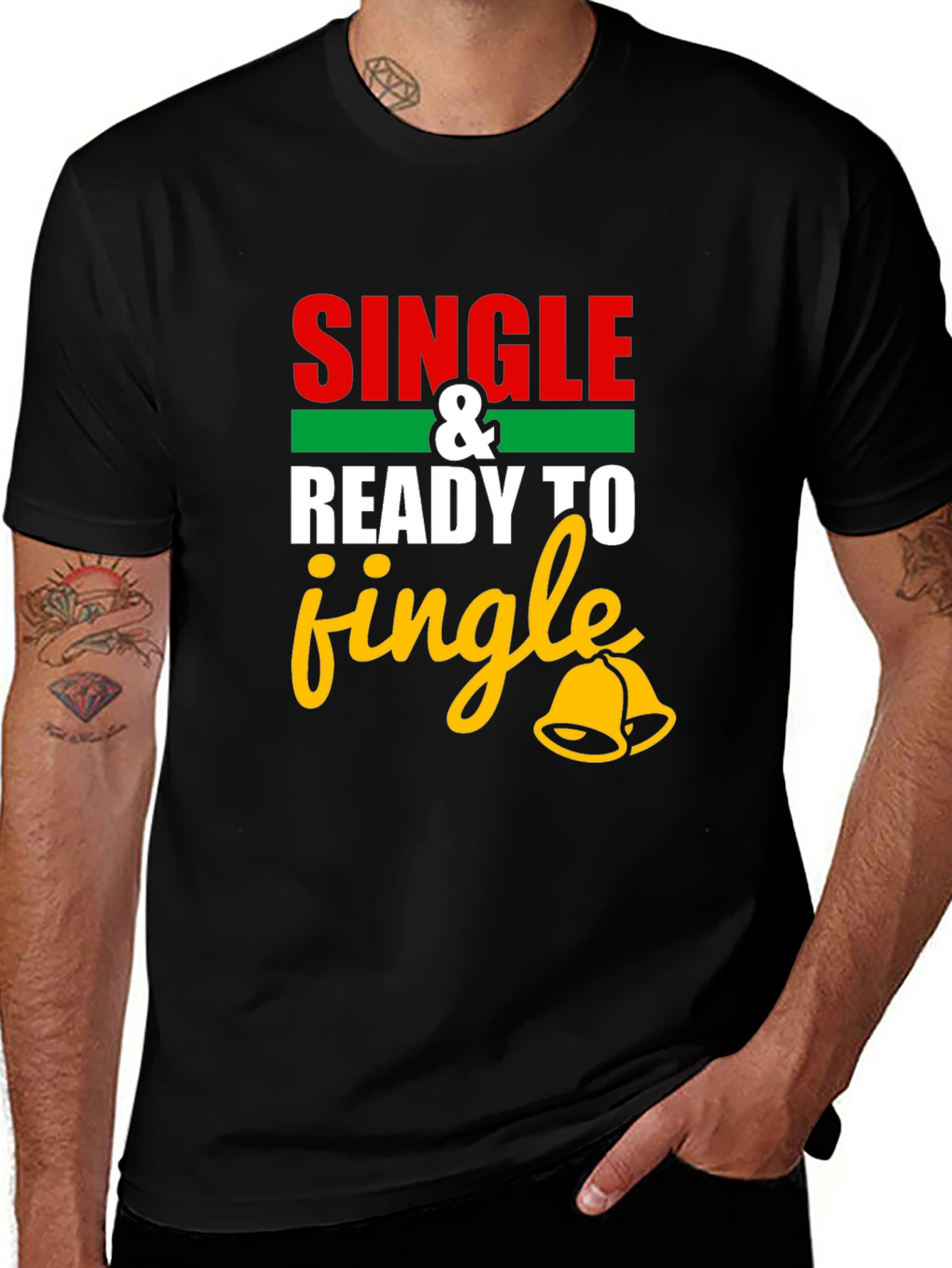Variant 16 of Single and Ready to Jingle T-Shirt
