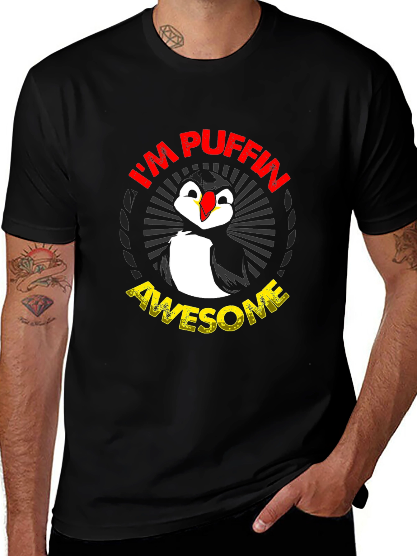 Variant 13 of I'm Puffin Awesome Graphic T-Shirt