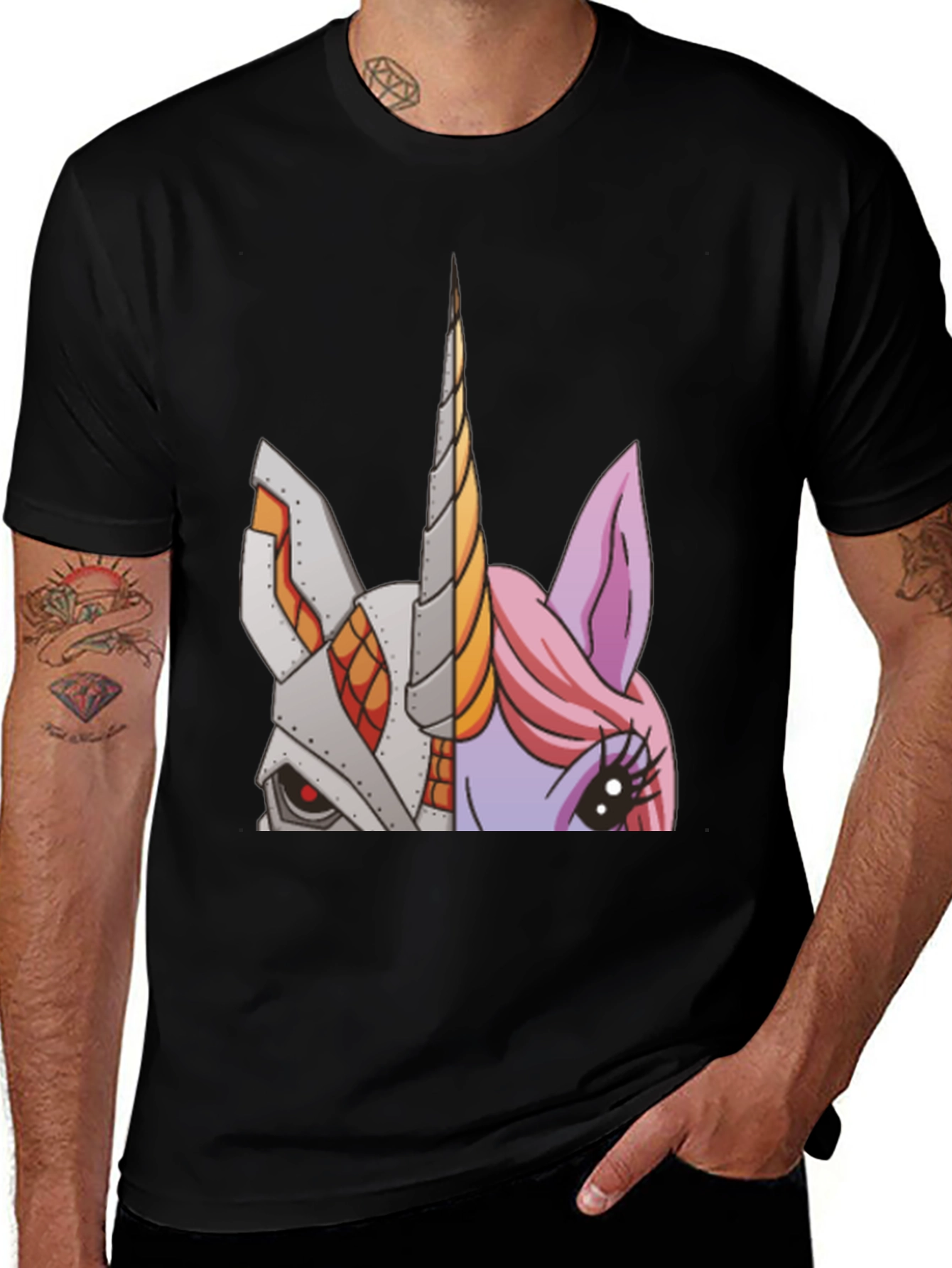 Variant 9 of Robot Unicorn T-Shirt - Unique Graphic Tee