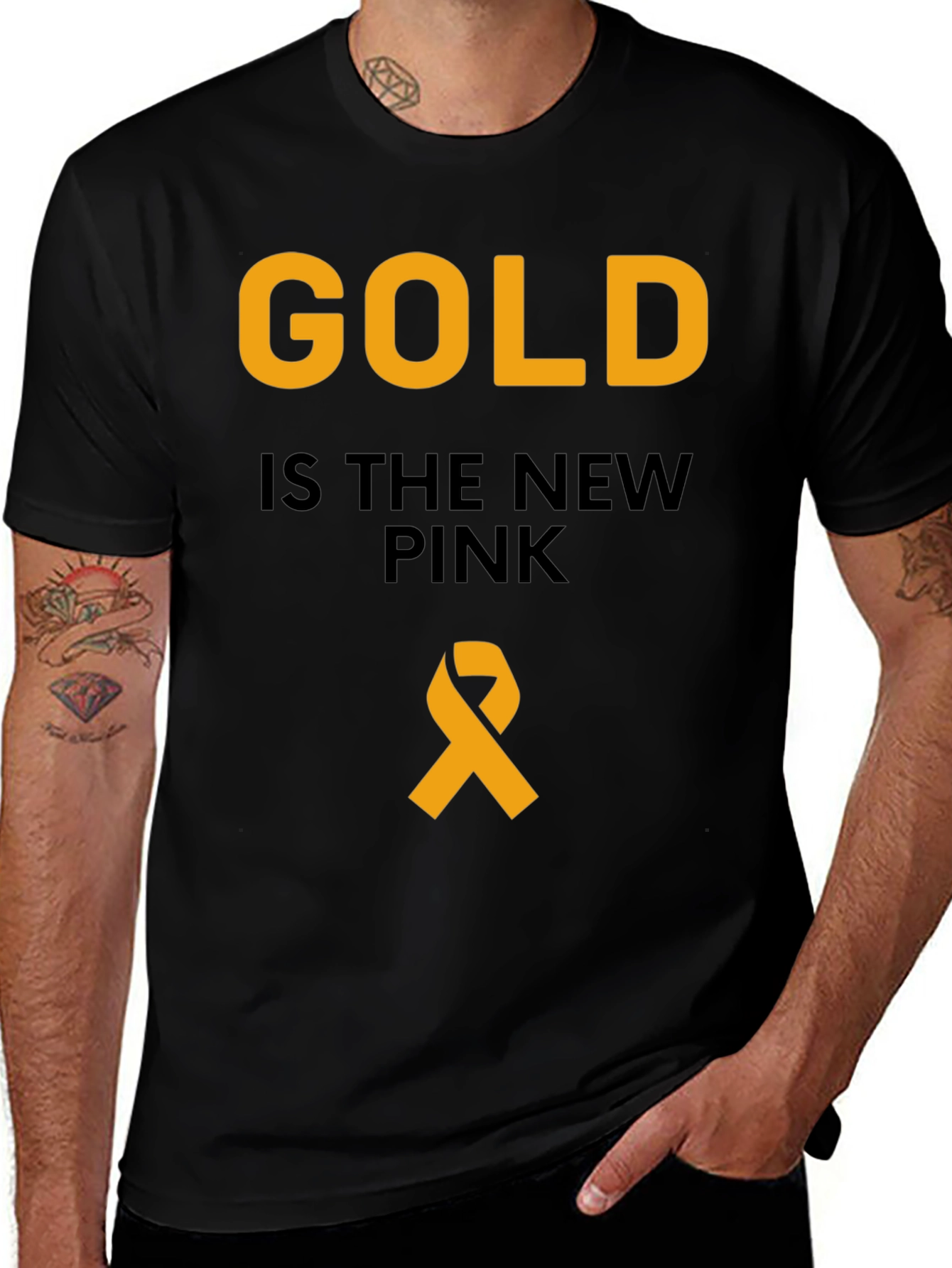 Variant 14 of Gold is the New Pink T-Shirt