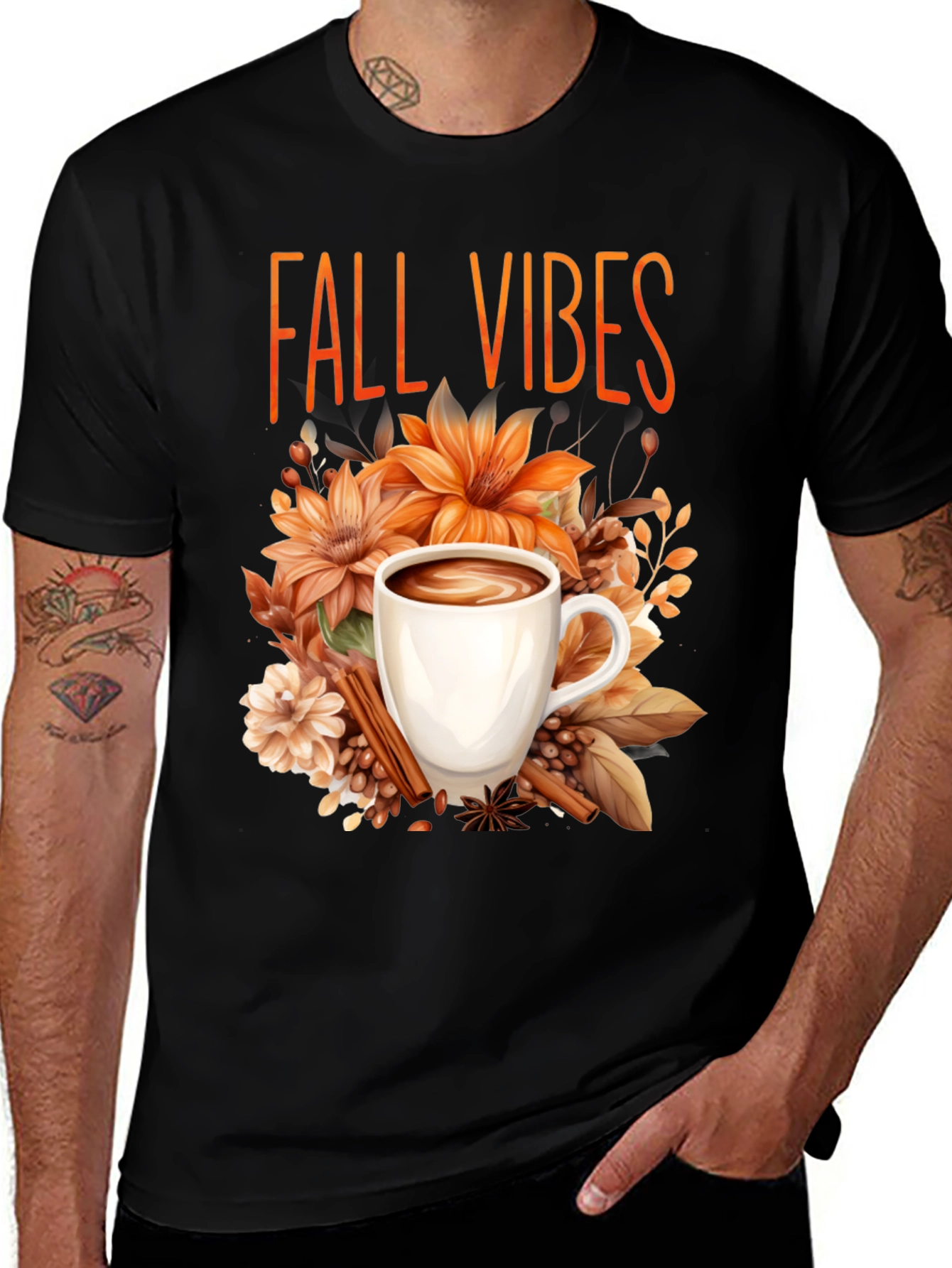 Fall Vibes Coffee T-Shirt