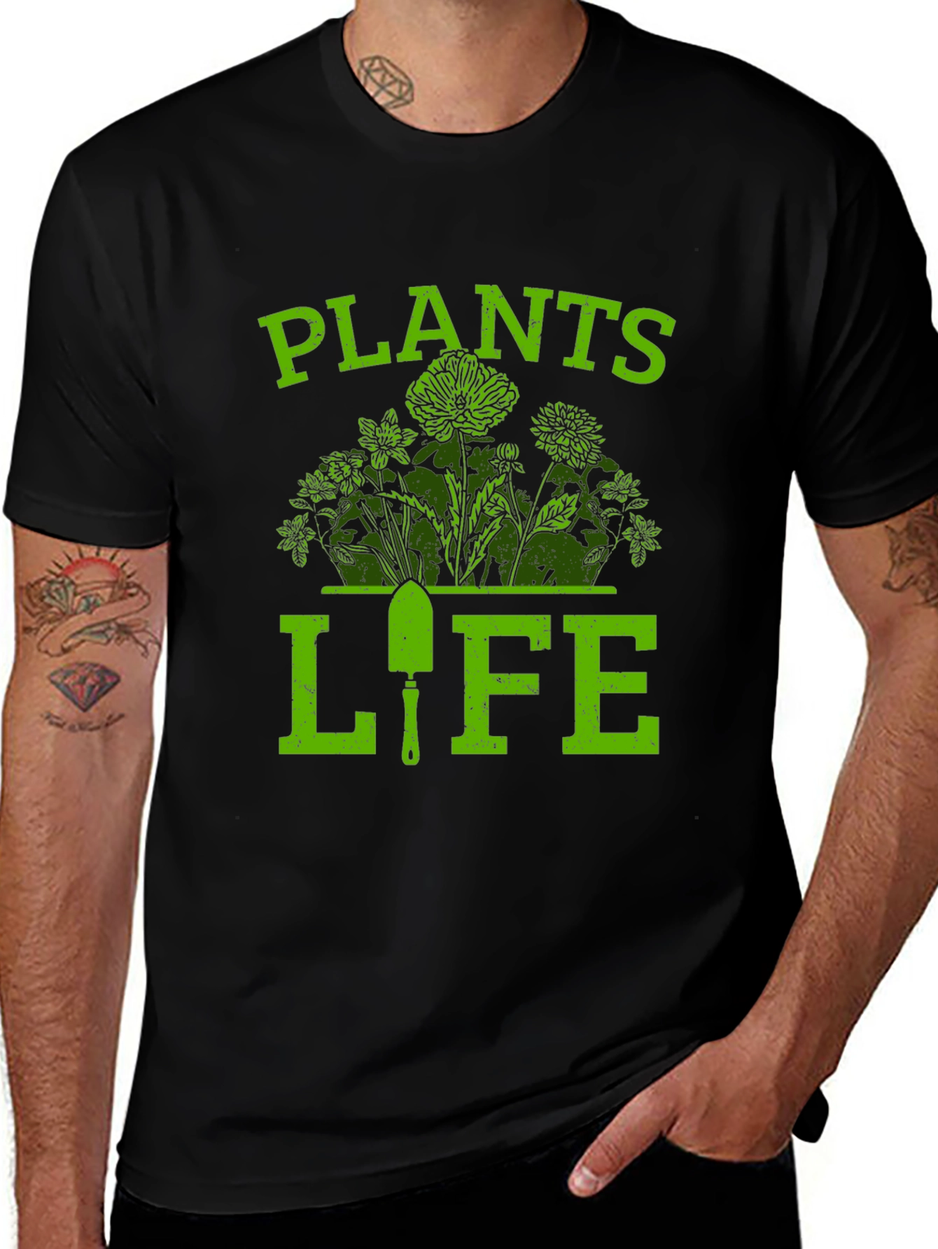 Plants Life Graphic T-Shirt