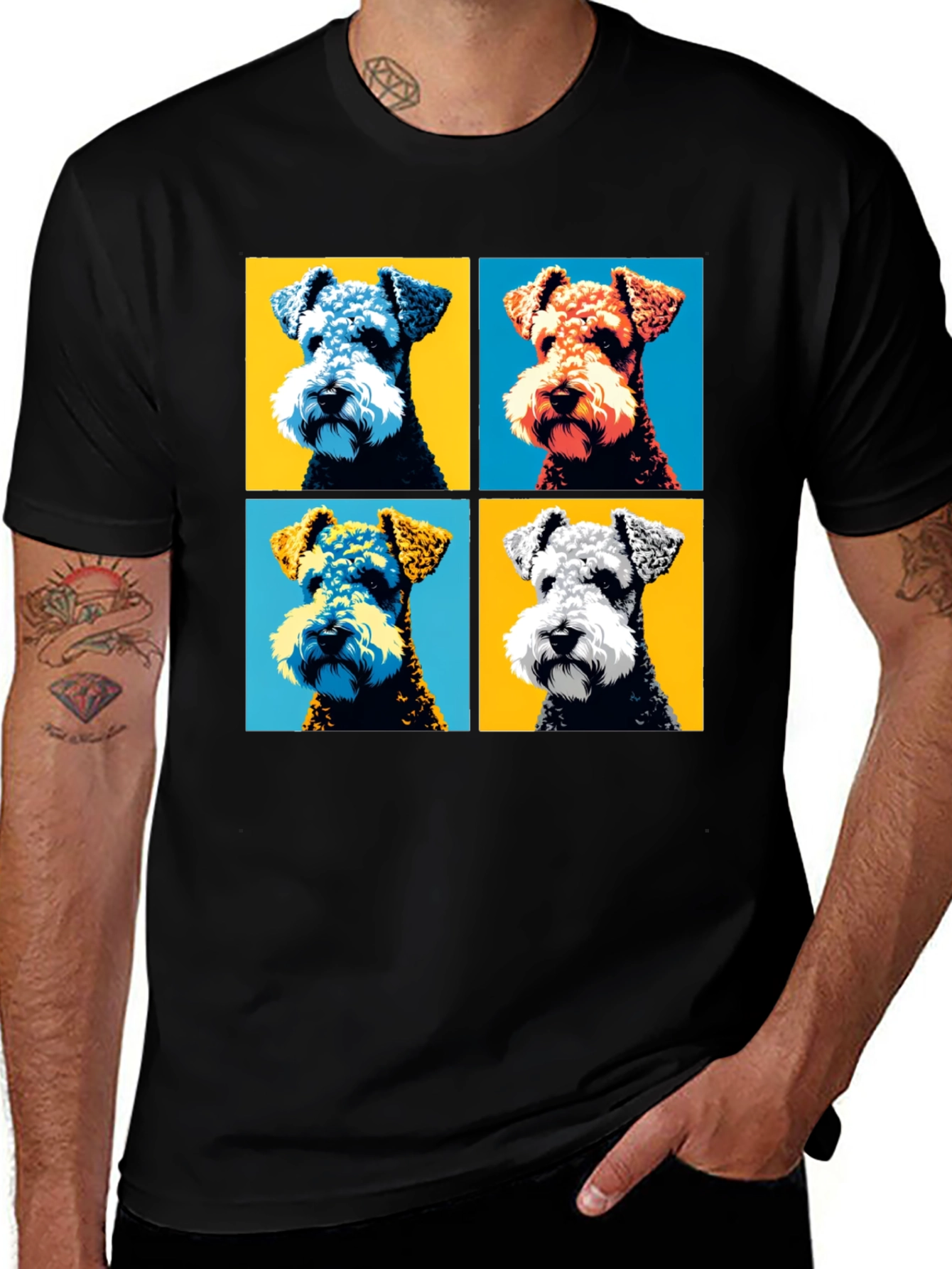 Variant 18 of Pop Art Dog Breed Graphic Tee