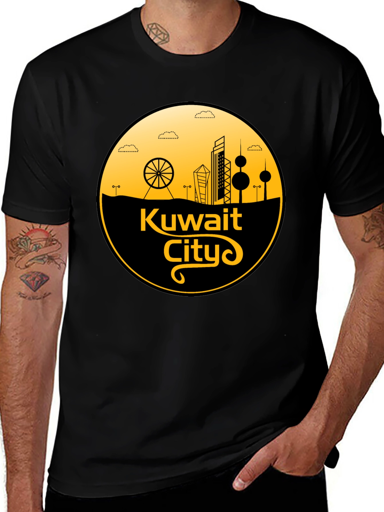 Kuwait City Graphic T-Shirt