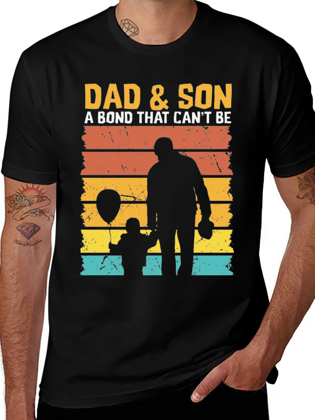Variant 23 of Dad & Son T-Shirt - A Bond That Can't Be Broken