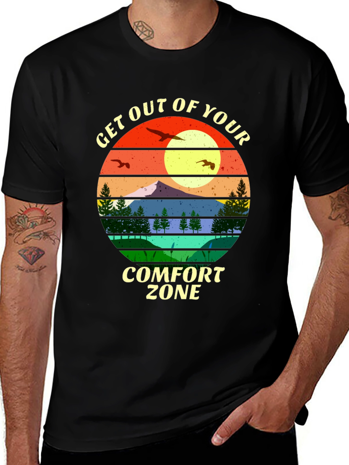 Variant 4 of Get Out of Your Comfort Zone Graphic Tee