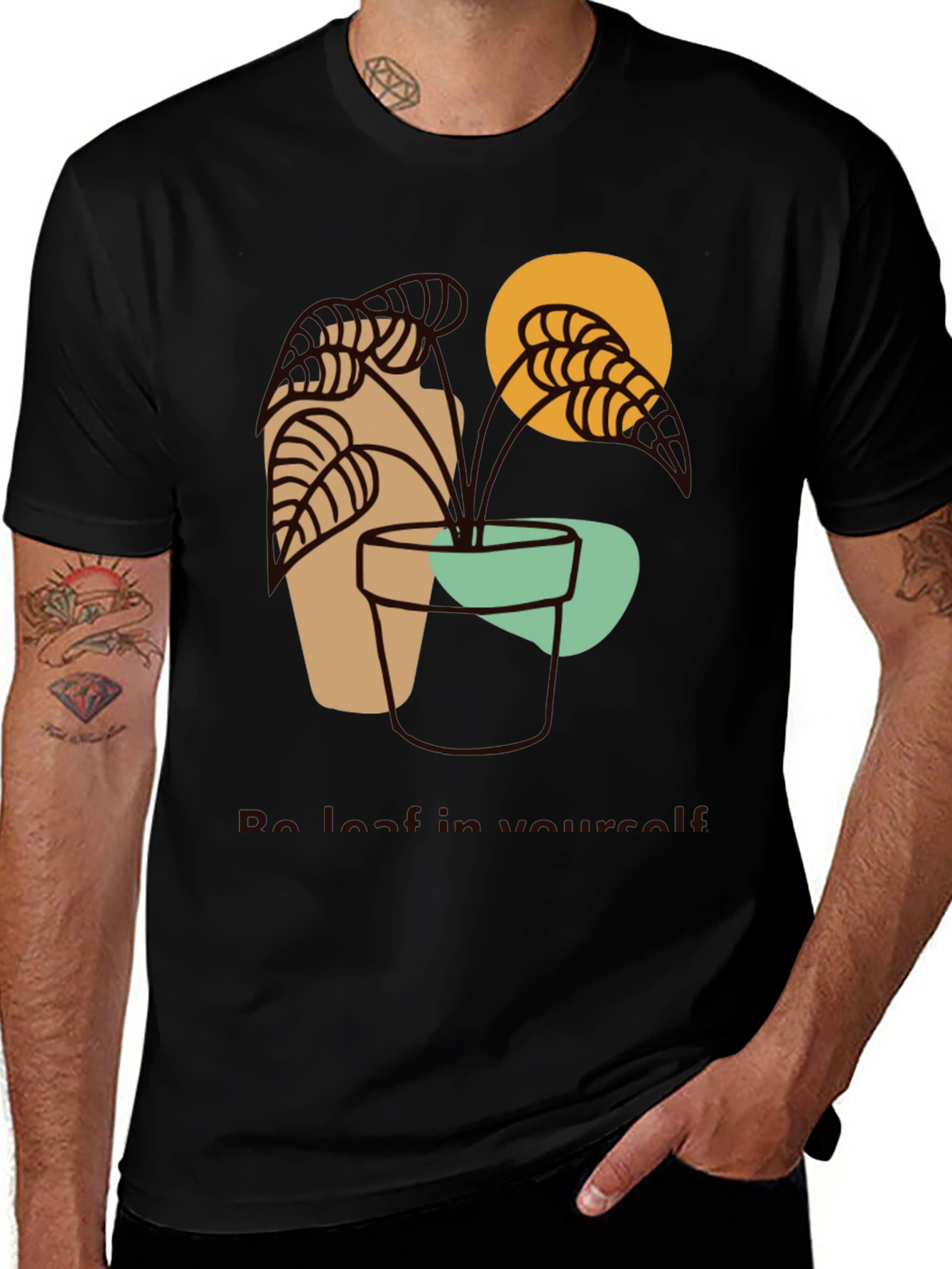 Variant 19 of Unique Plant Graphic Tee - Stylish and Comfy!