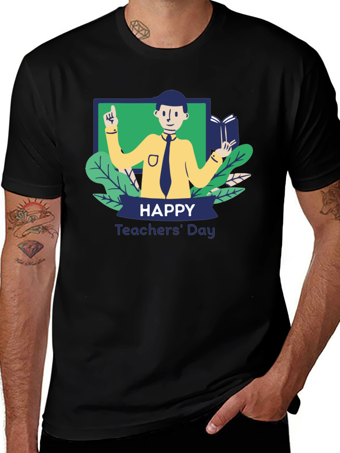 Variant 5 of Happy Teachers' Day Graphic T-Shirt