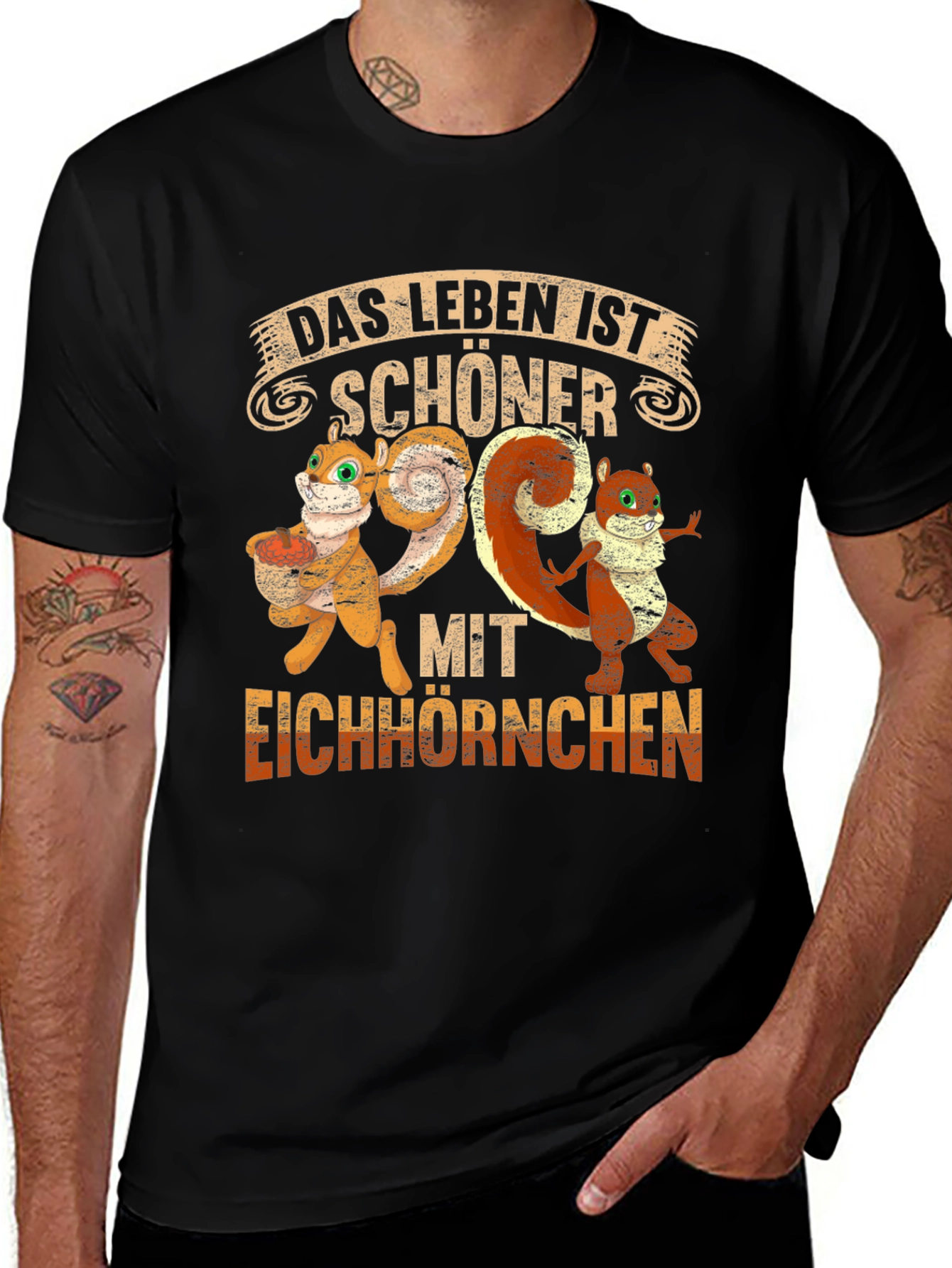 Variant 14 of Squirrel T-Shirt - Das Leben Ist Schöner