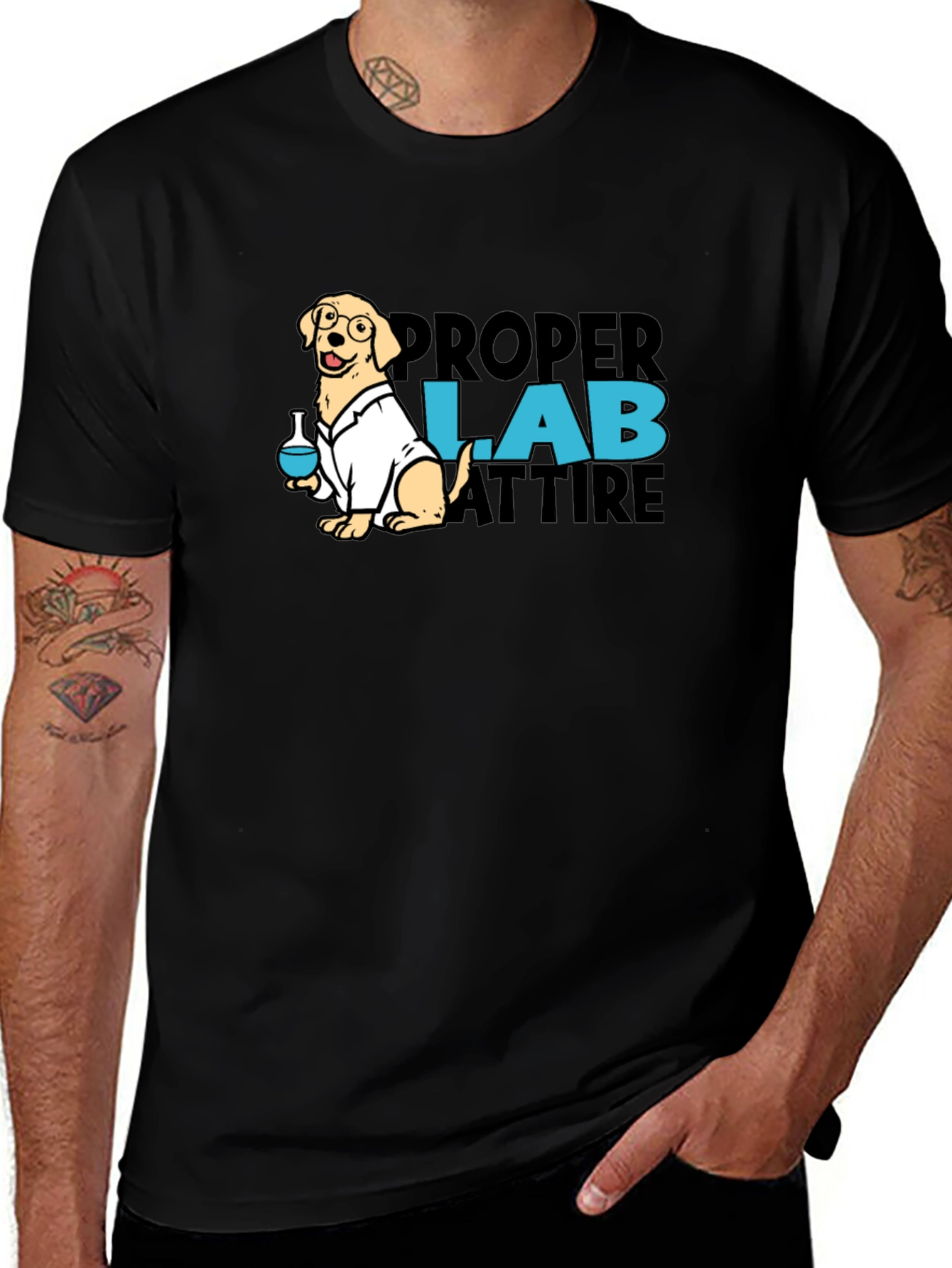Variant 10 of Proper Lab Attire Dog T-Shirt