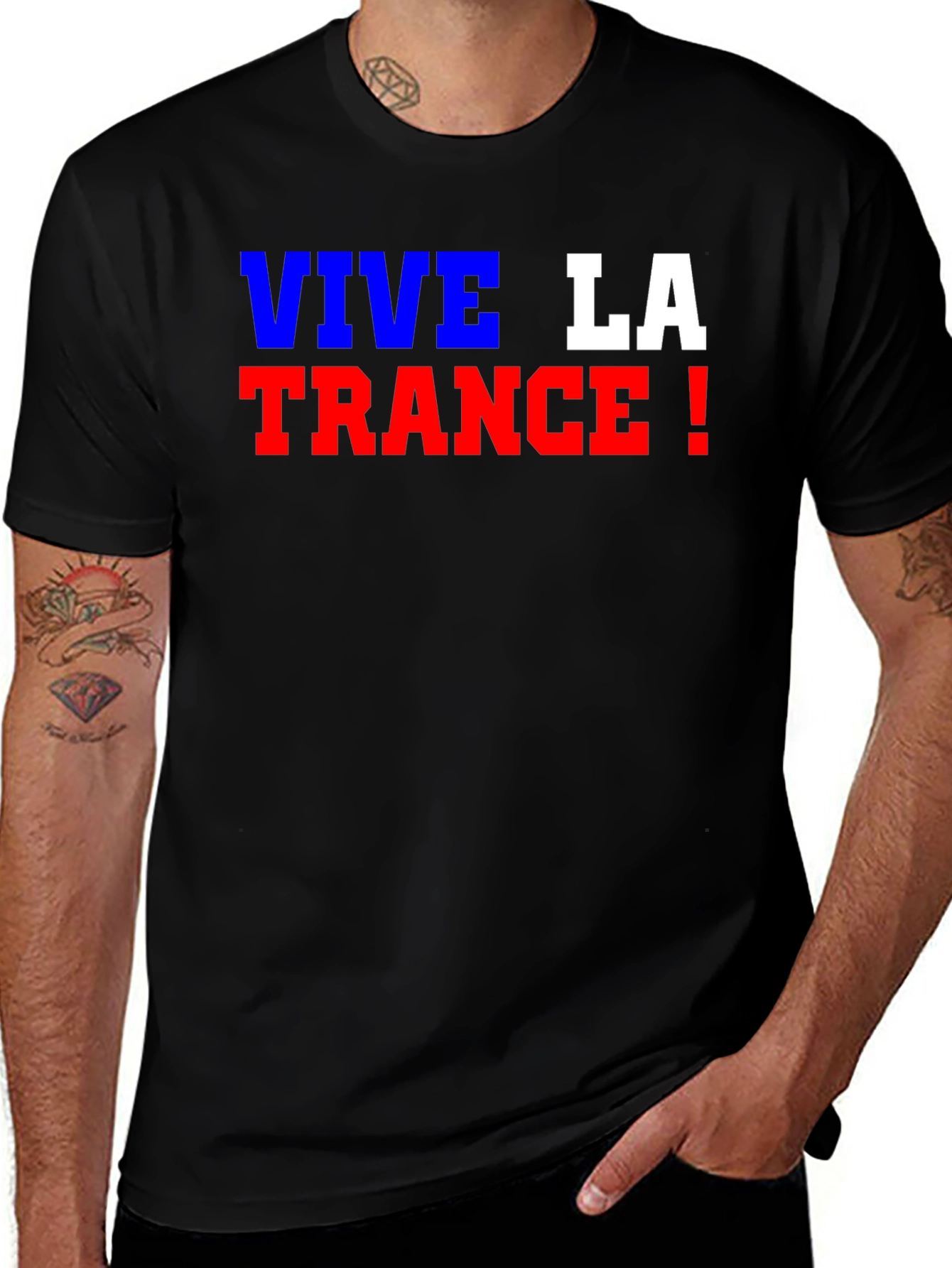 Variant 7 of Vive La Trance T-Shirt - French Pride Tee