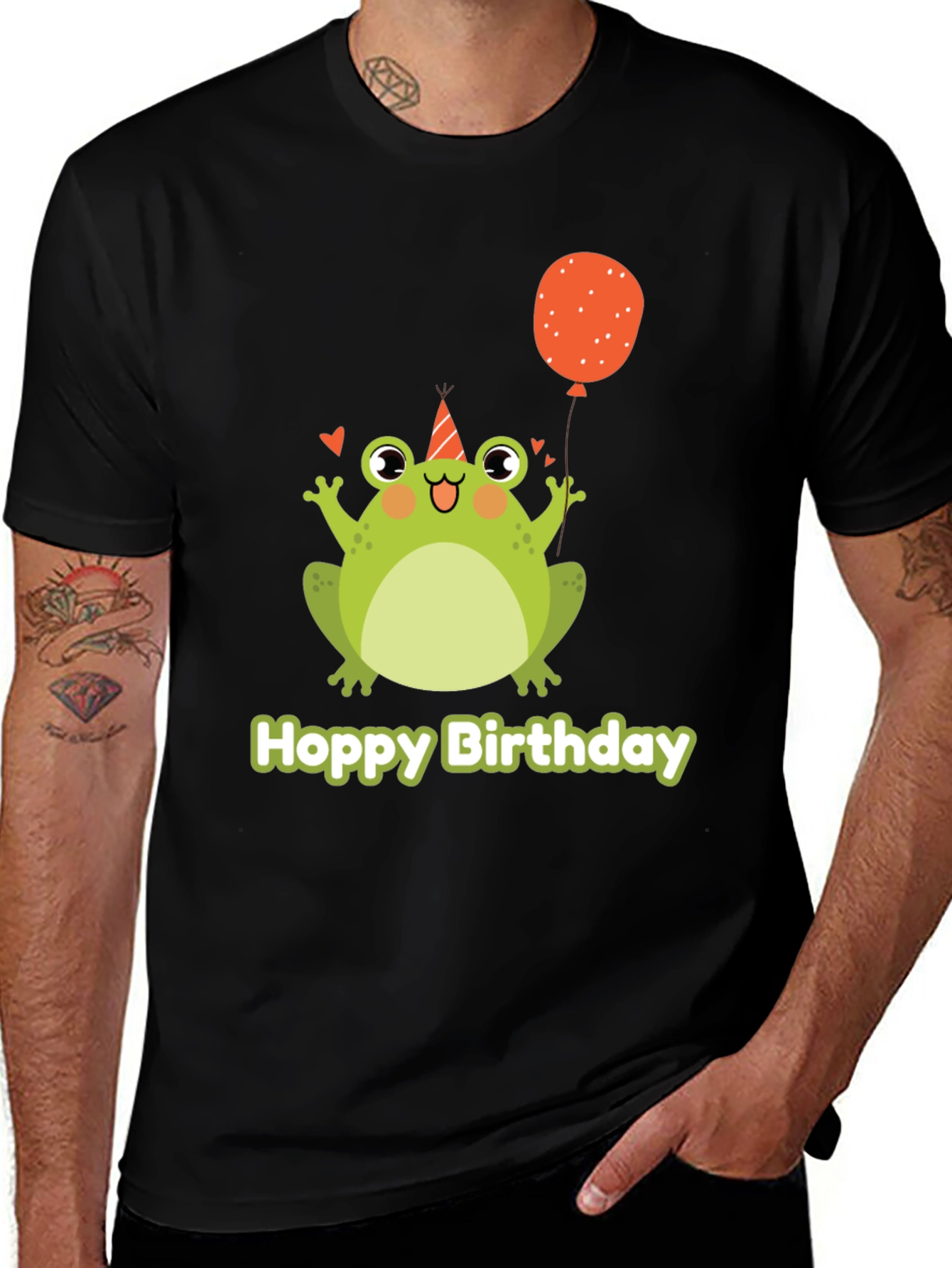 Variant 10 of Hoppy Birthday Frog T-Shirt