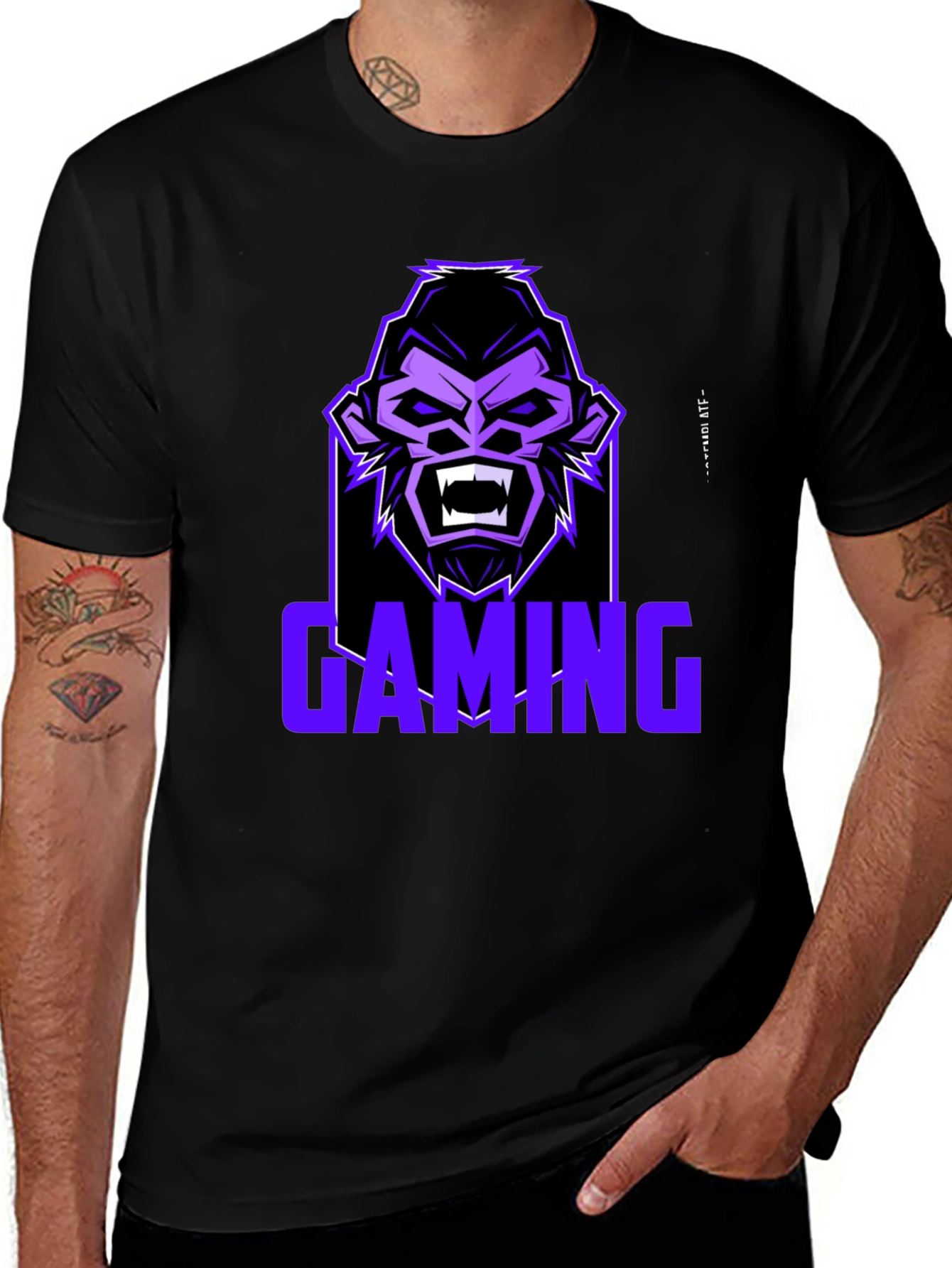 Variant 22 of Gaming Gorilla Graphic Tee